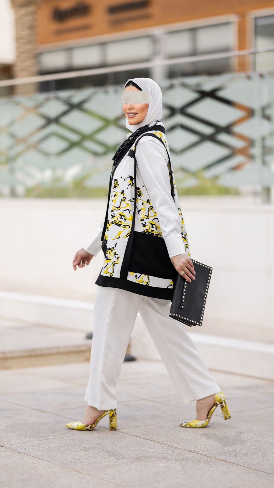 Yellow Accent Vest