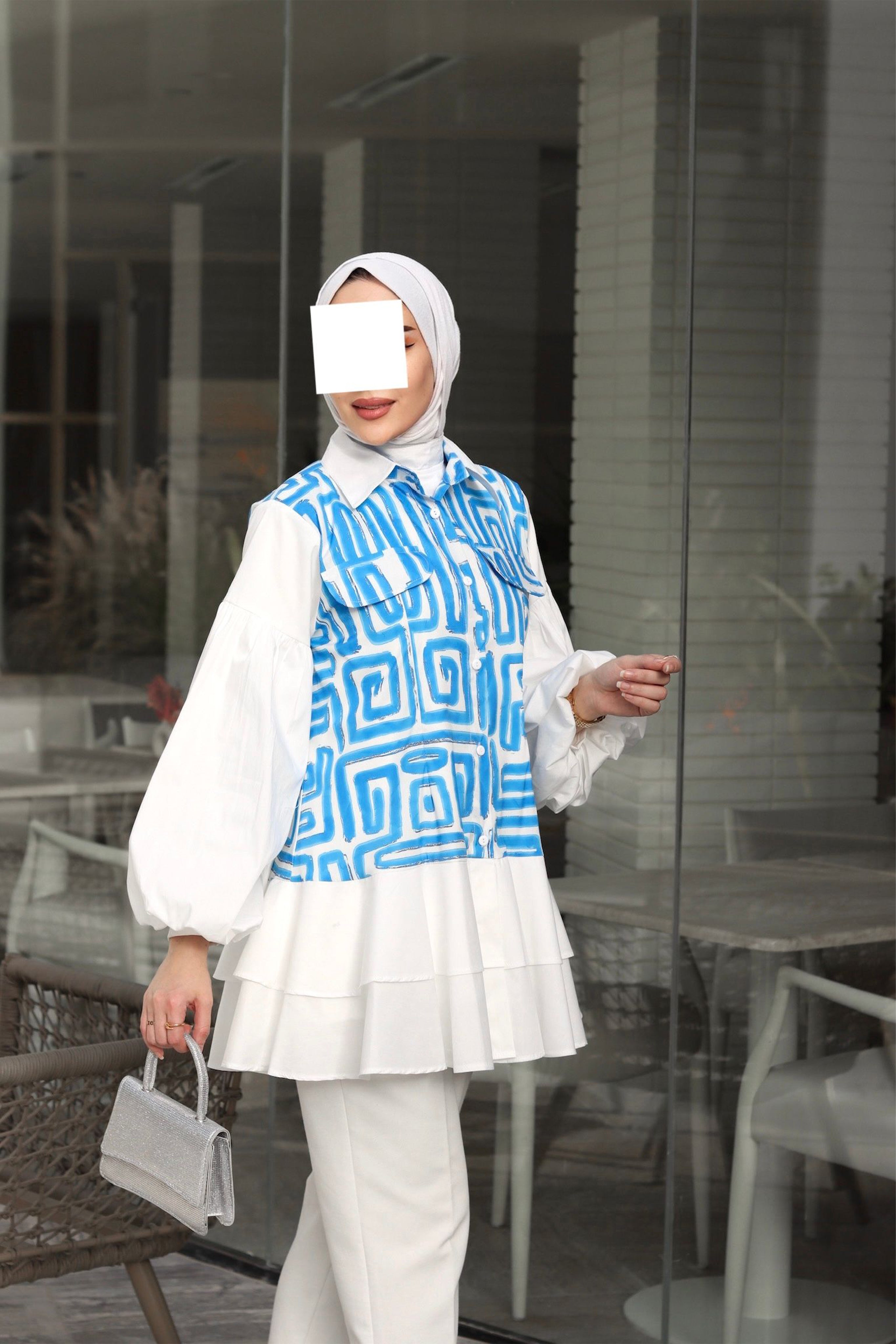 Layered Poplin Jacket