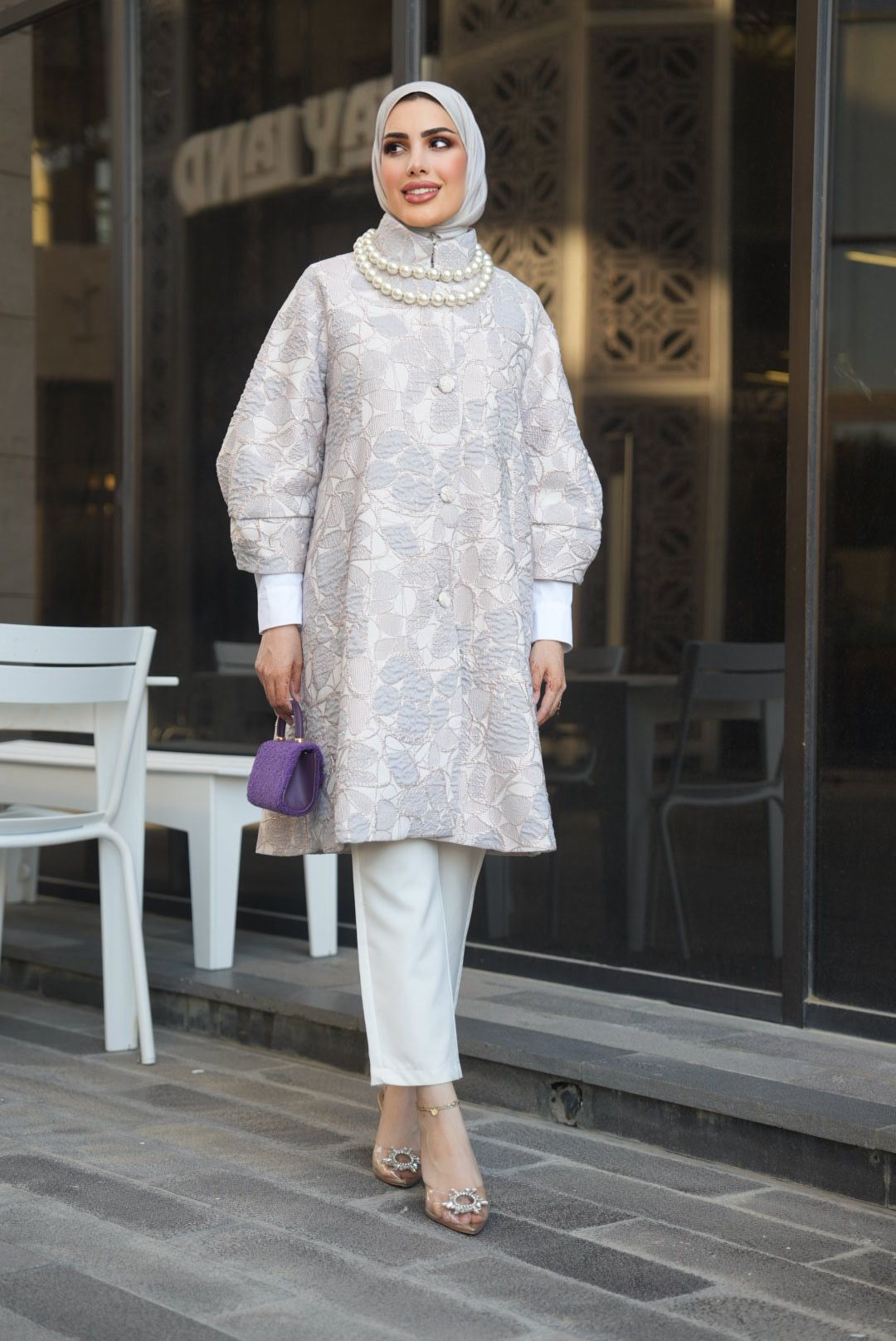 Textured Jacquard Jacket