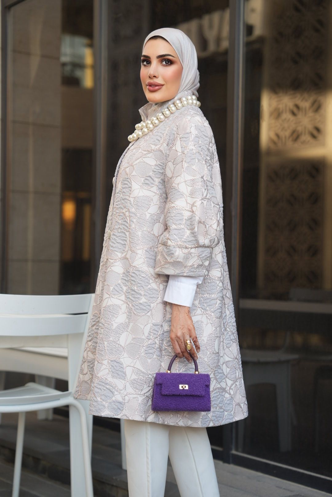 Textured Jacquard Jacket