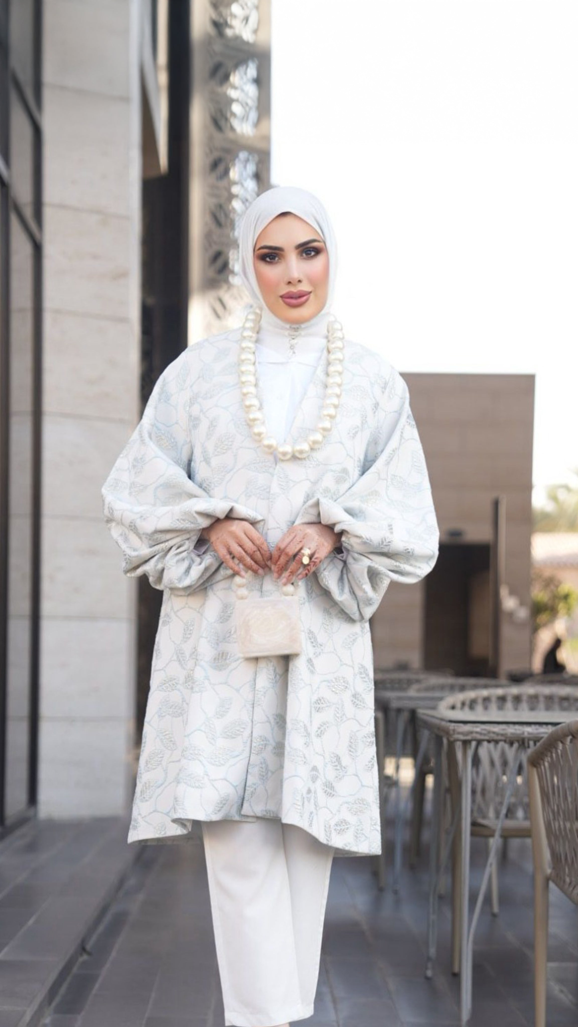 Floral Jacquard Jacket