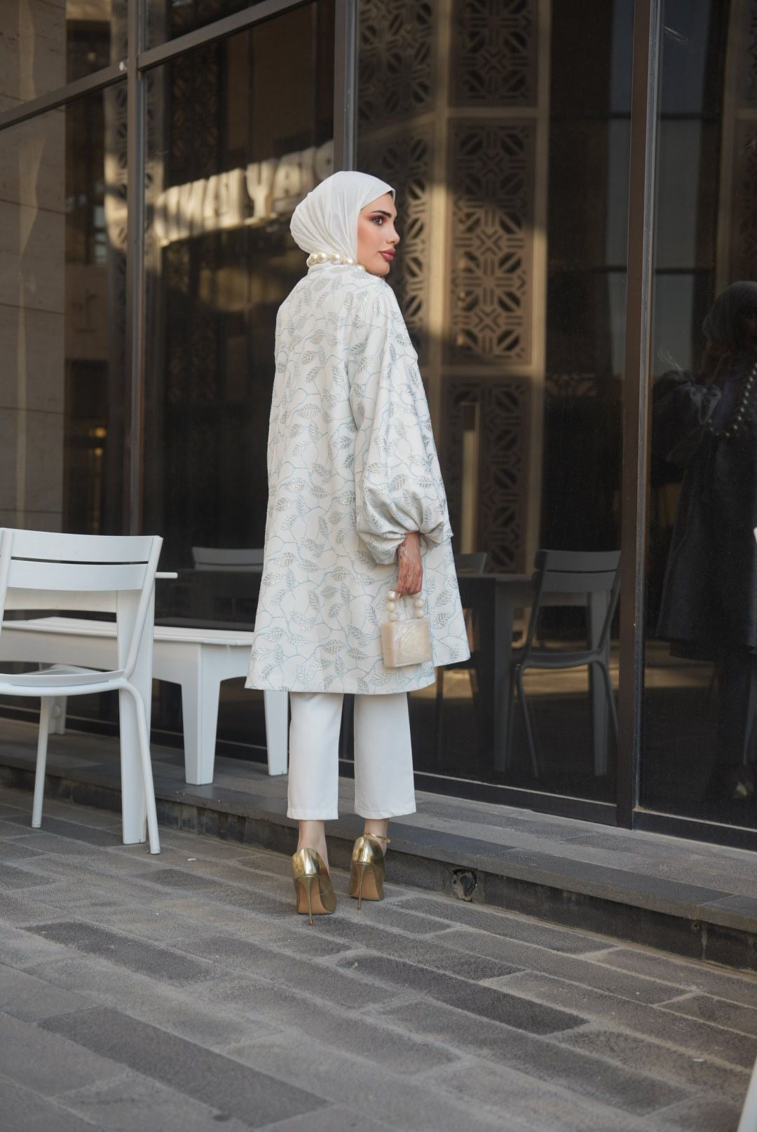 Floral Jacquard Jacket