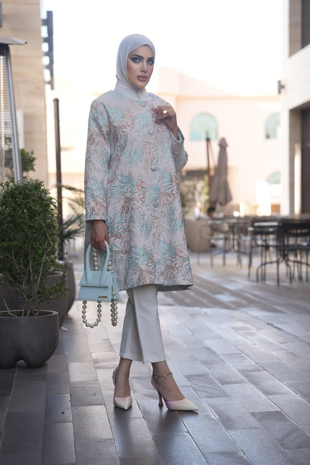 Printed Jacquard Jacket