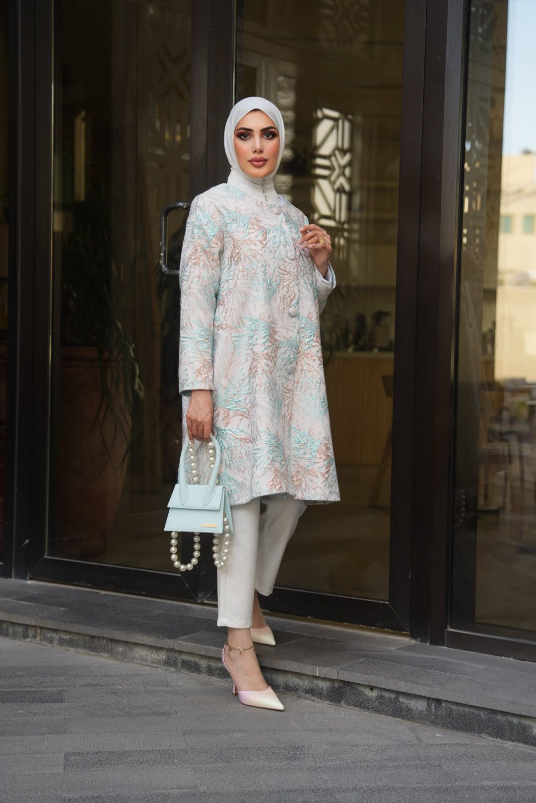 Printed Jacquard Jacket