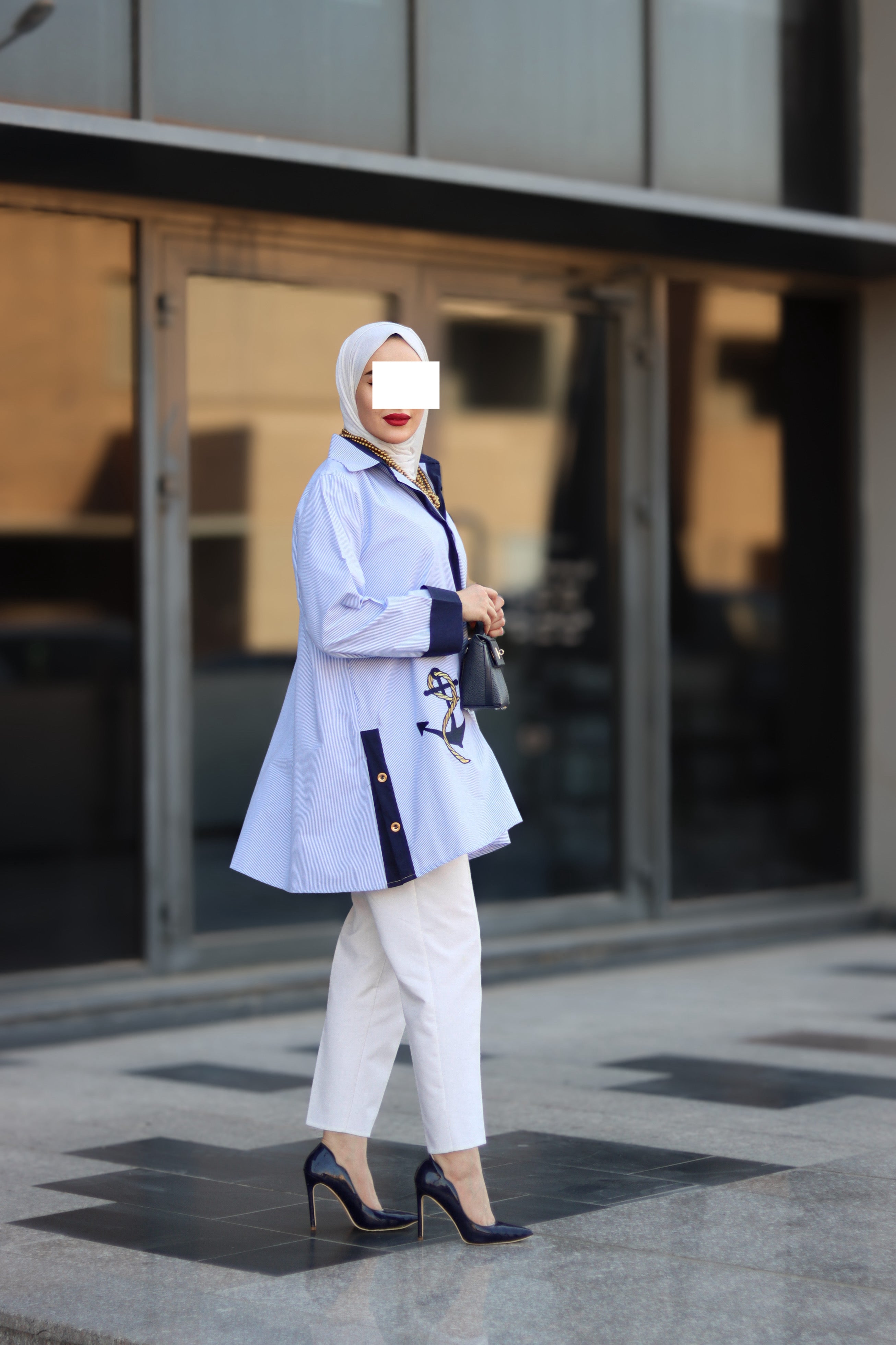 Nautical Poplin Shirt
