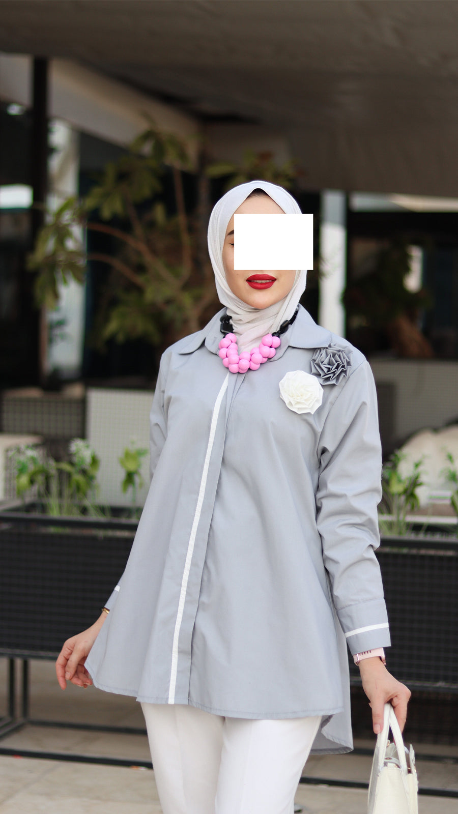 Grace Bloom Poplin Shirt