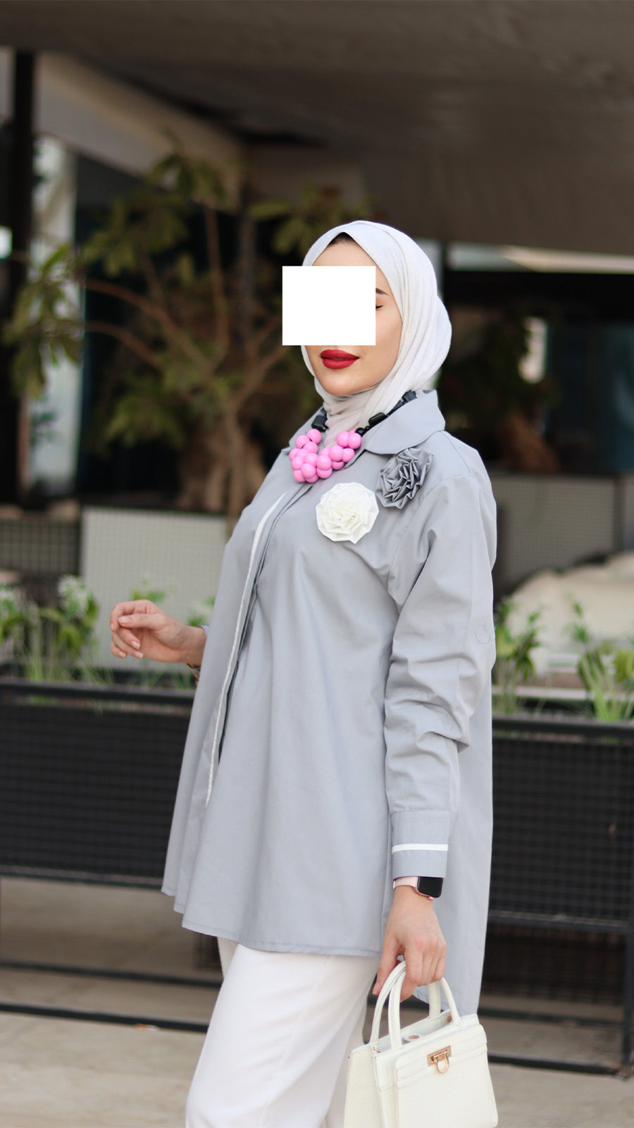 Grace Bloom Poplin Shirt