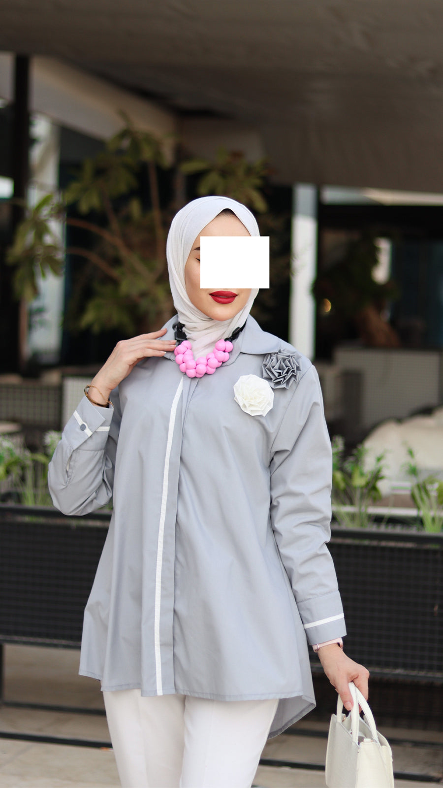 Grace Bloom Poplin Shirt