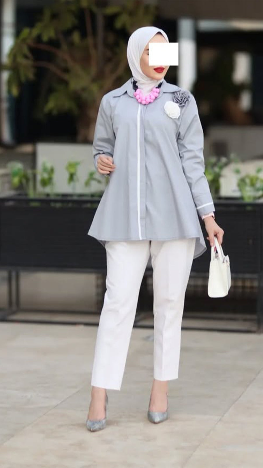 Grace Bloom Poplin Shirt