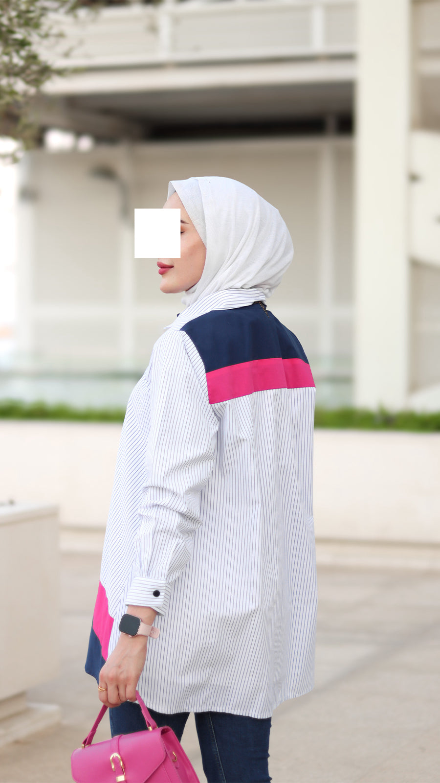 Striped Color Block Shirt