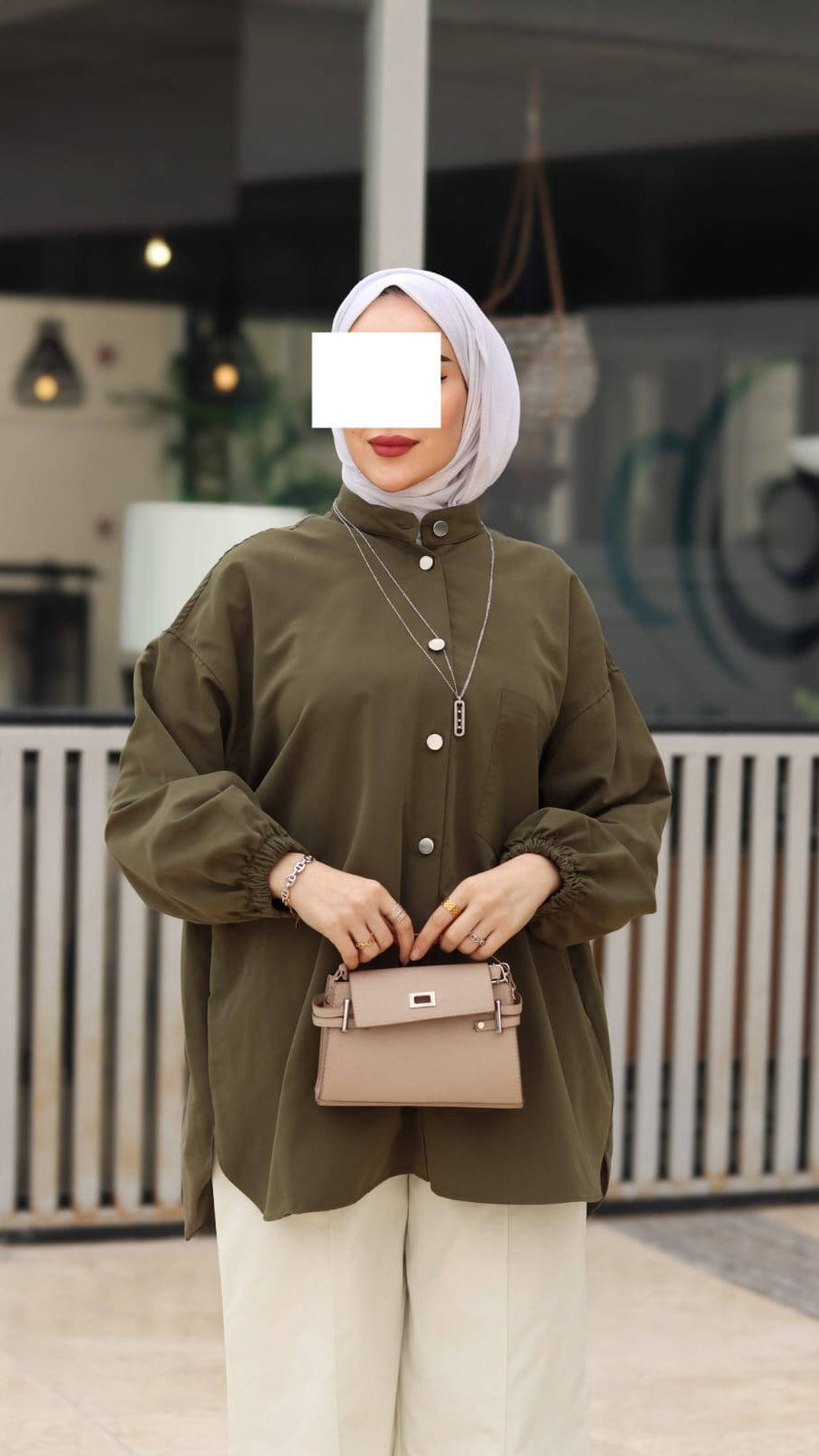 Button Poplin Shirt