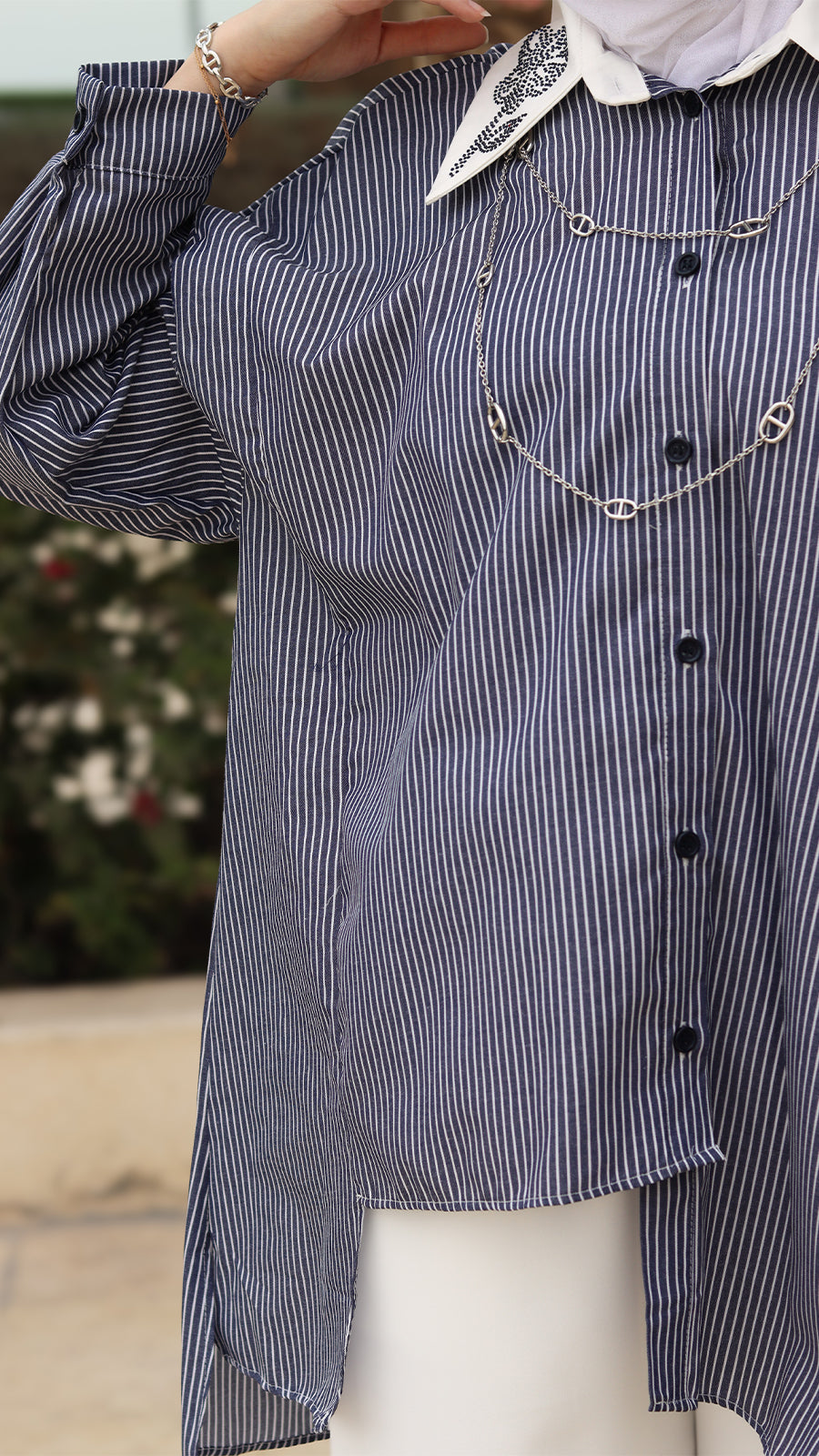 Stripe Poplin Shirt