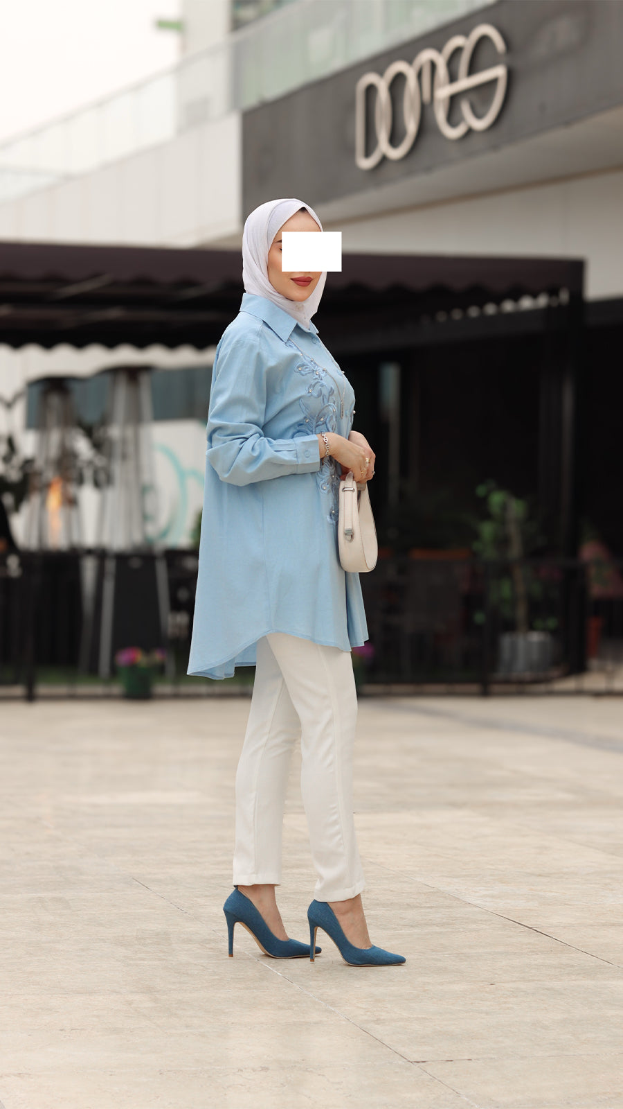 Embroidered Linen Shirt