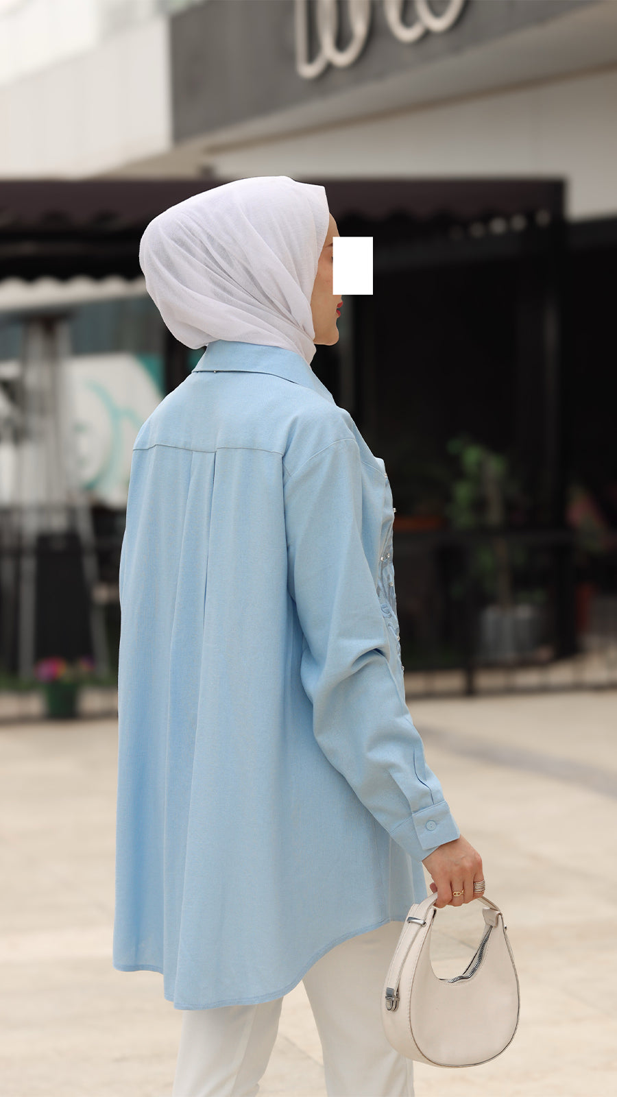 Embroidered Linen Shirt