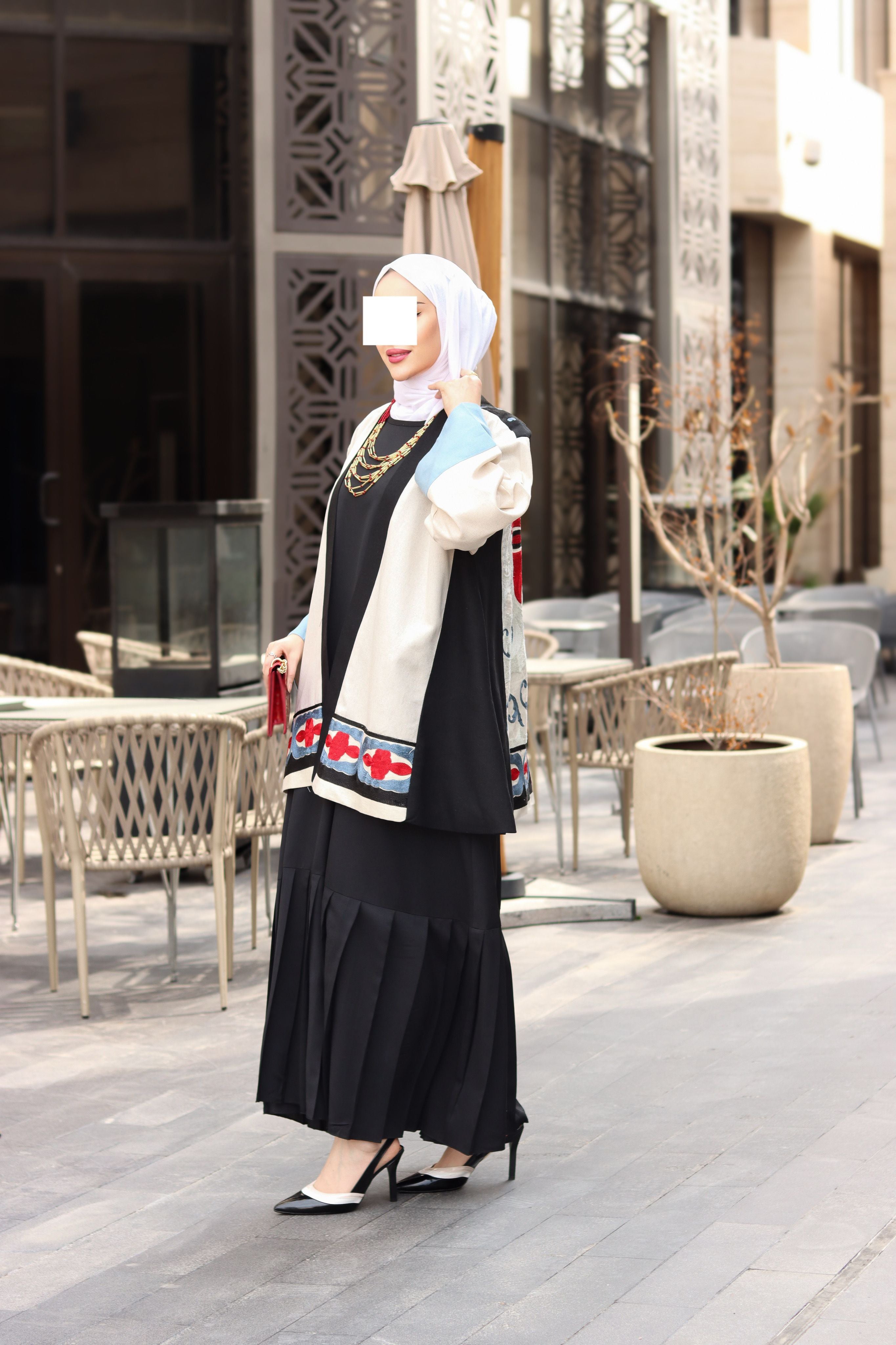 Embroidered Linen Jacket