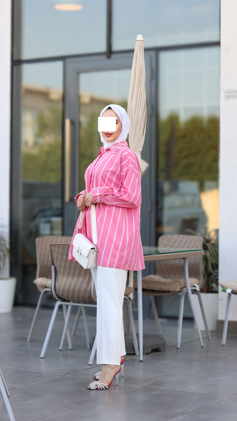 Pearl Stripe Charm Shirt