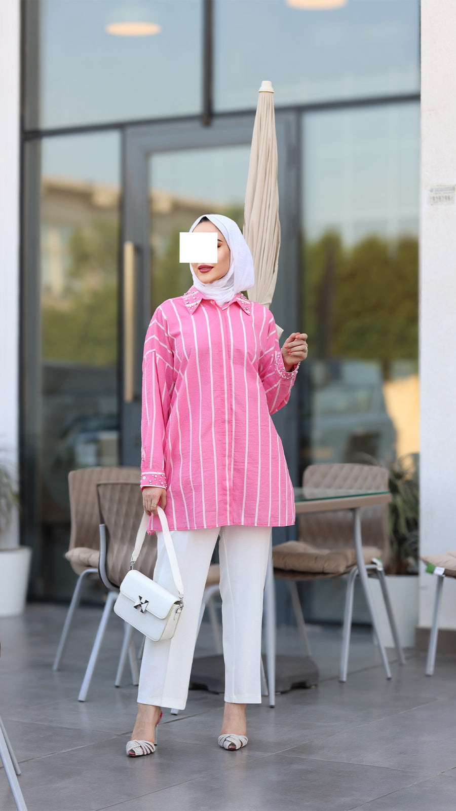 Pearl Stripe Charm Shirt
