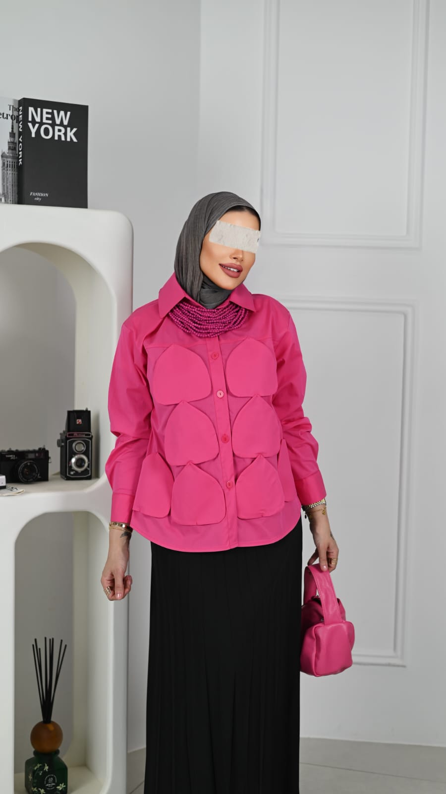 Fuchsia Bloom Shirt