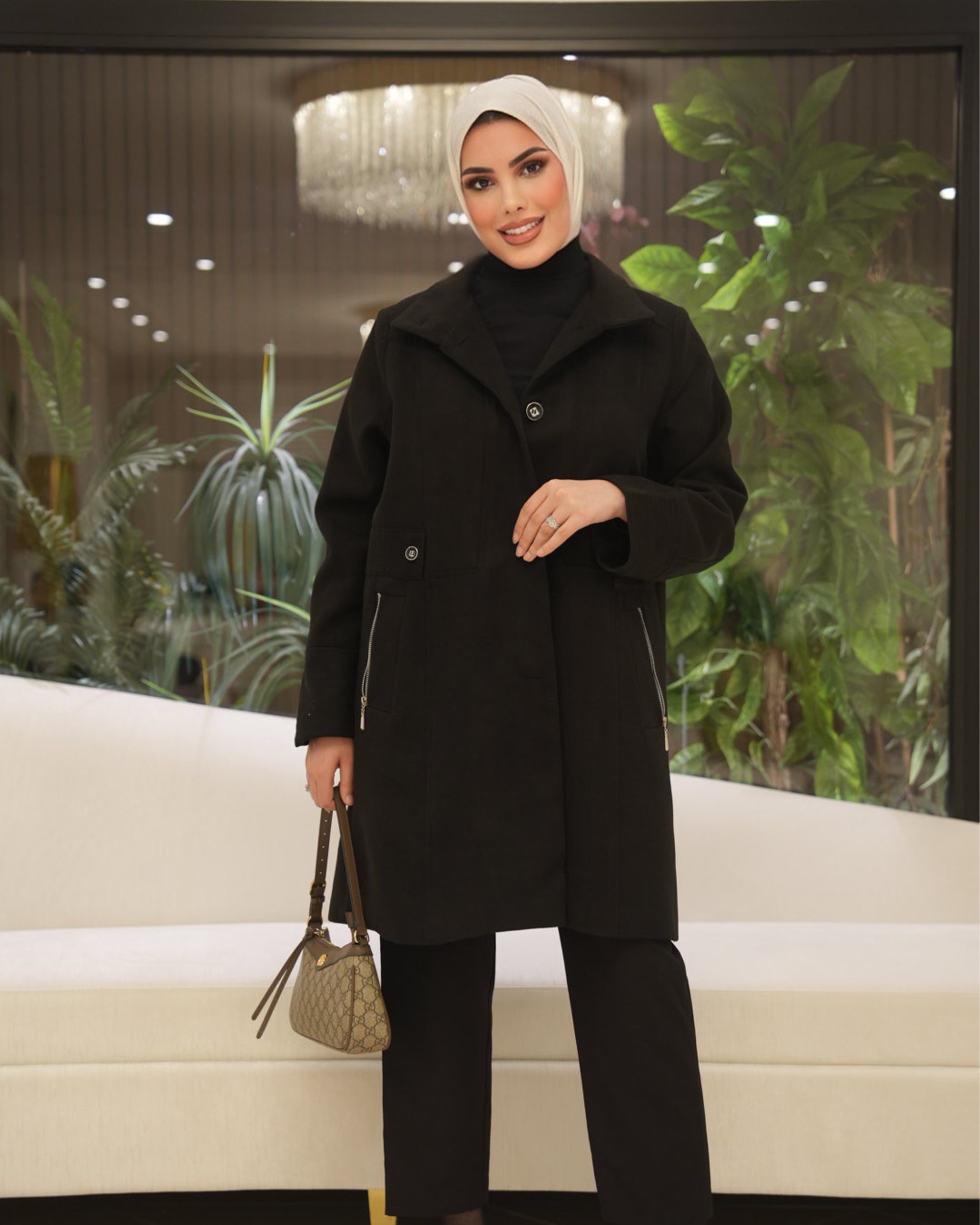 Classic Broadcloth Jacket – Black