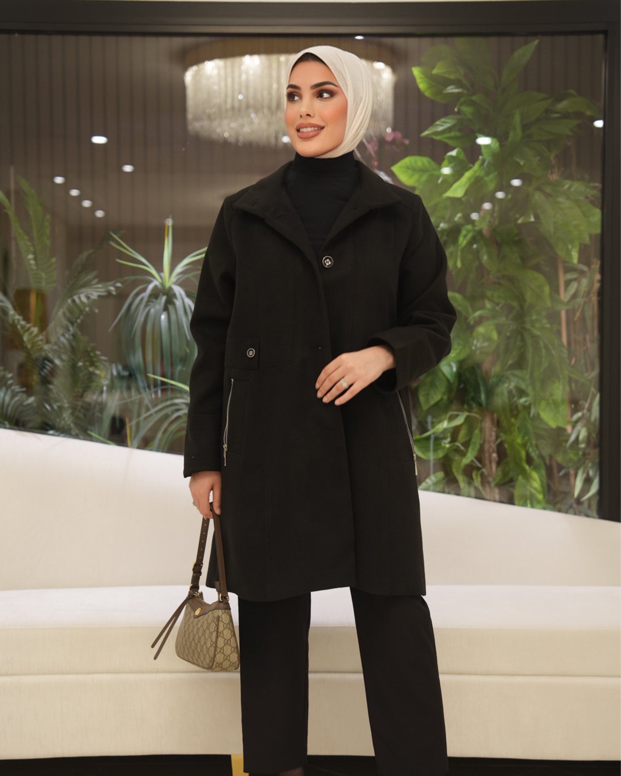 Classic Broadcloth Jacket – Black