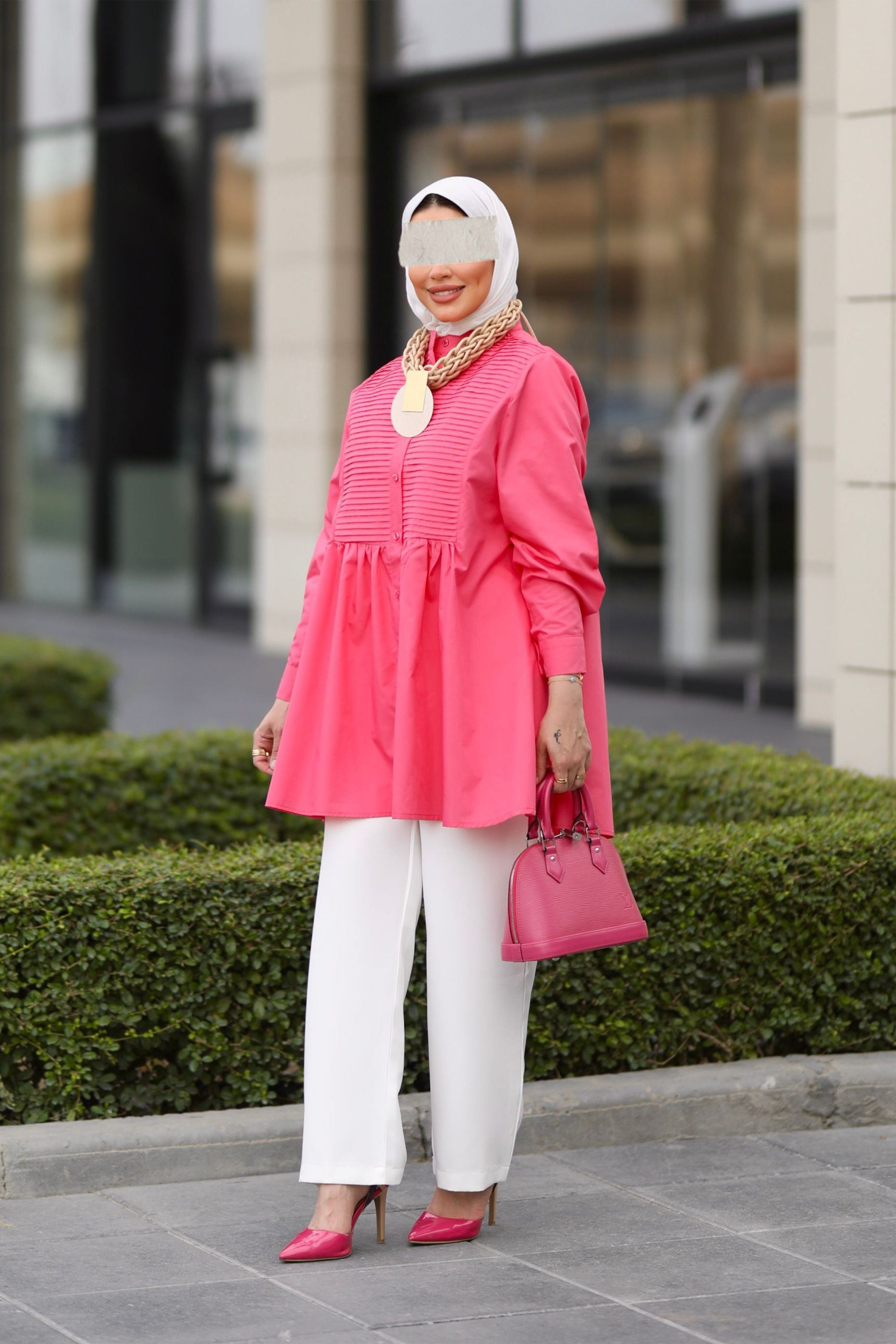 Pink Poplin Shirt