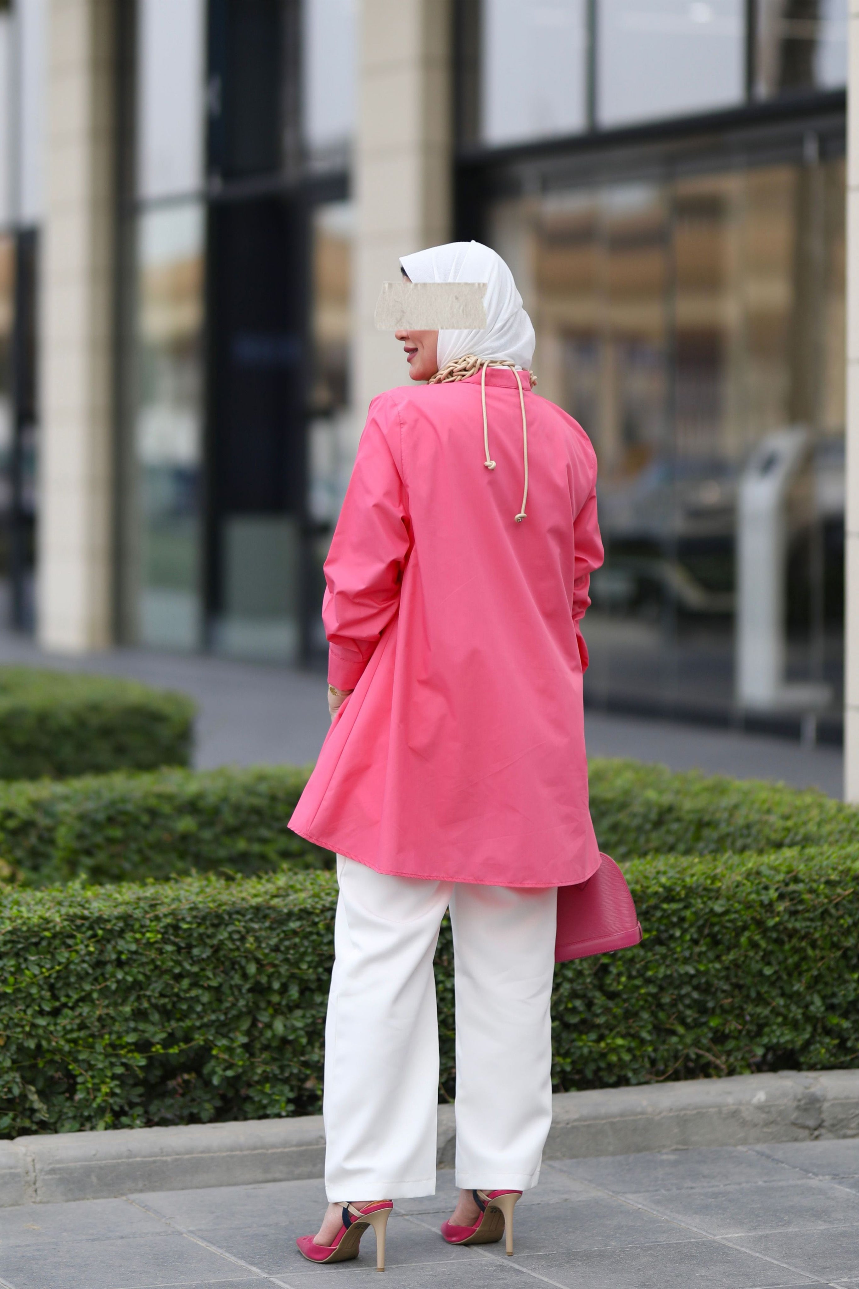 Pink Poplin Shirt