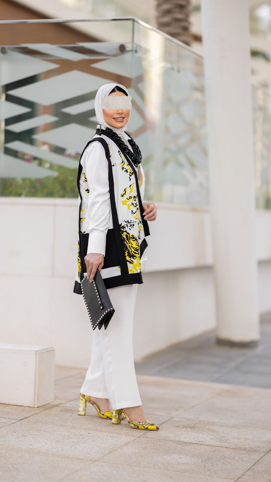 Yellow Accent Vest