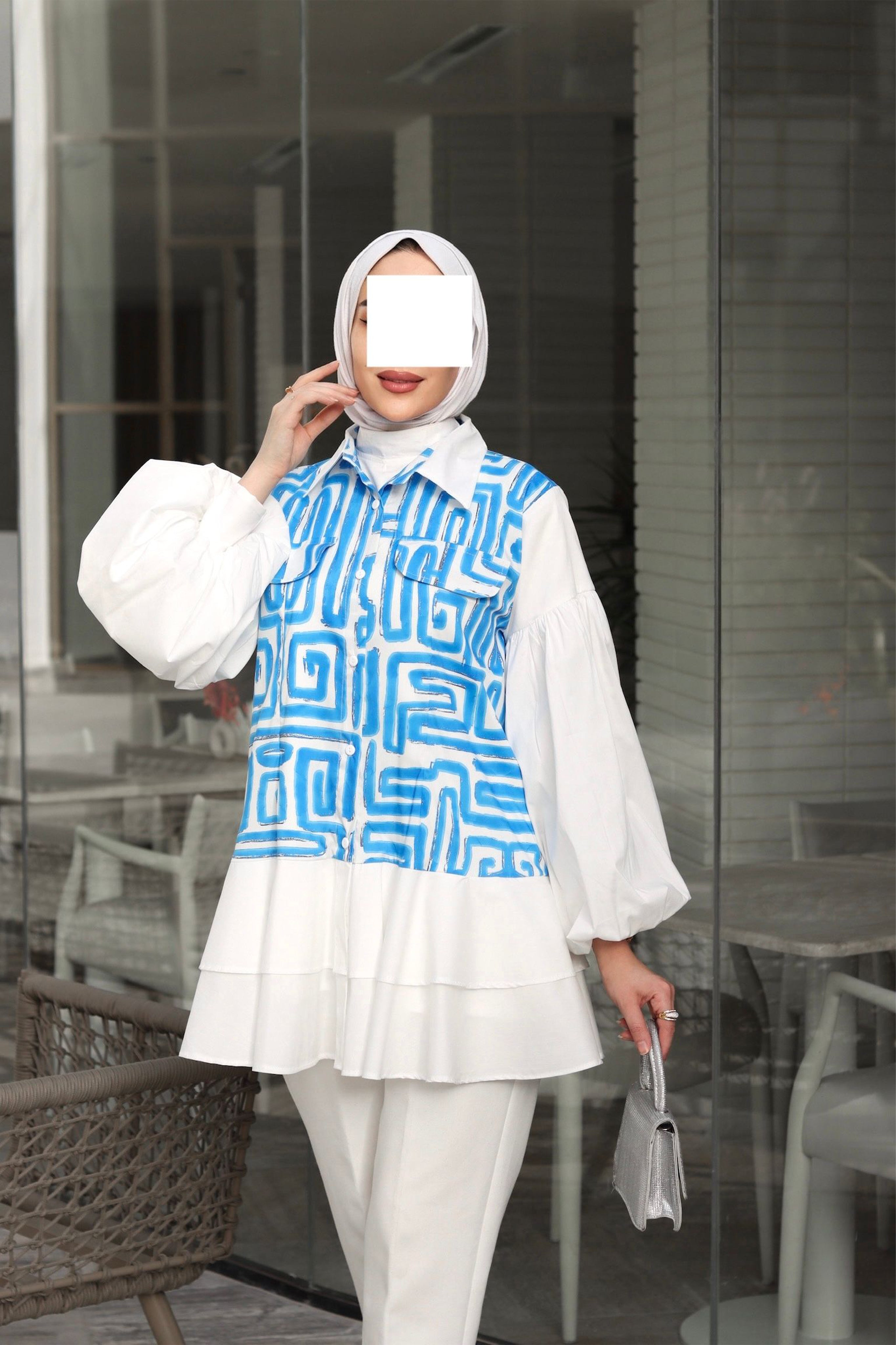 Layered Poplin Jacket