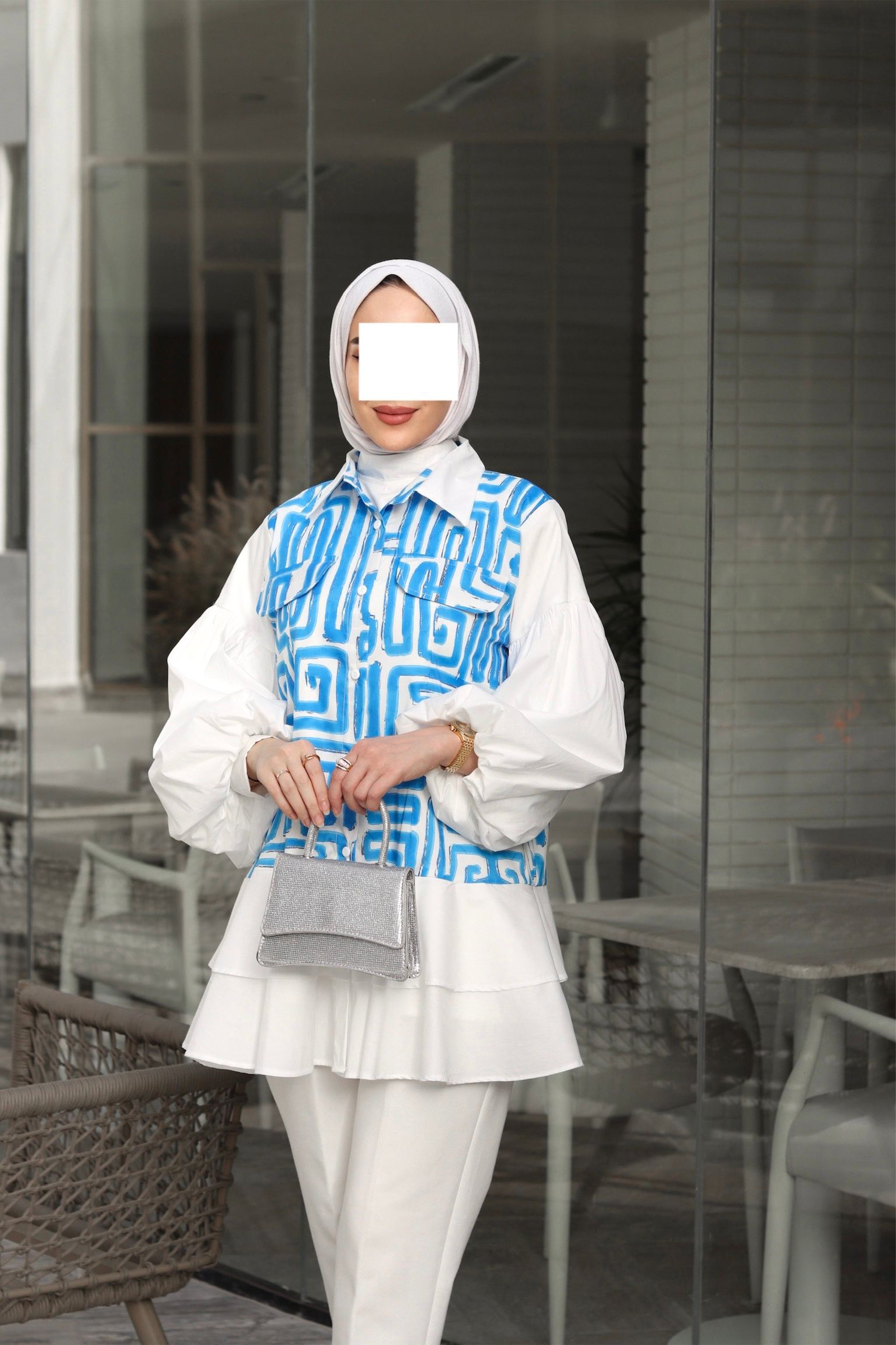 Layered Poplin Jacket
