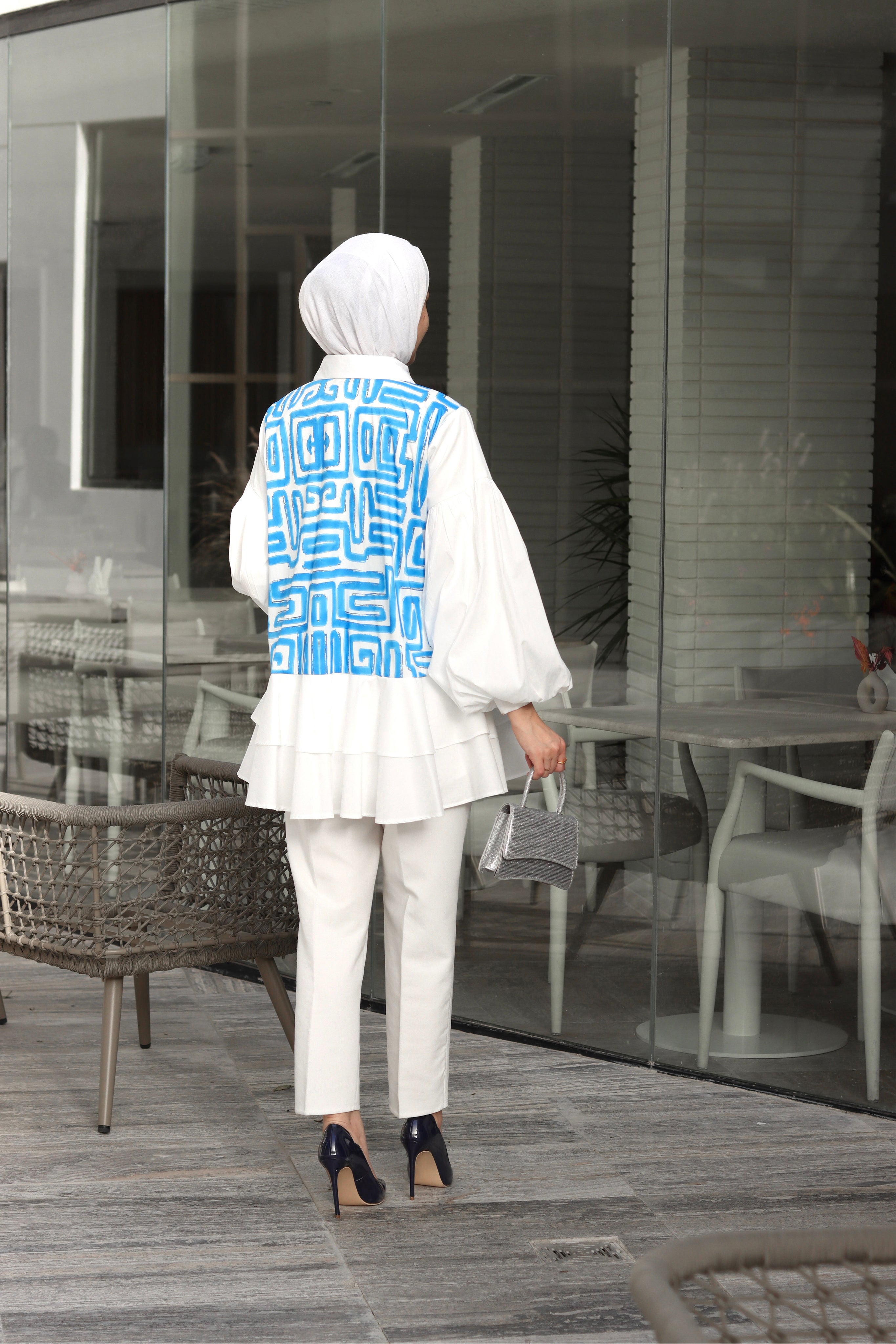 Layered Poplin Jacket