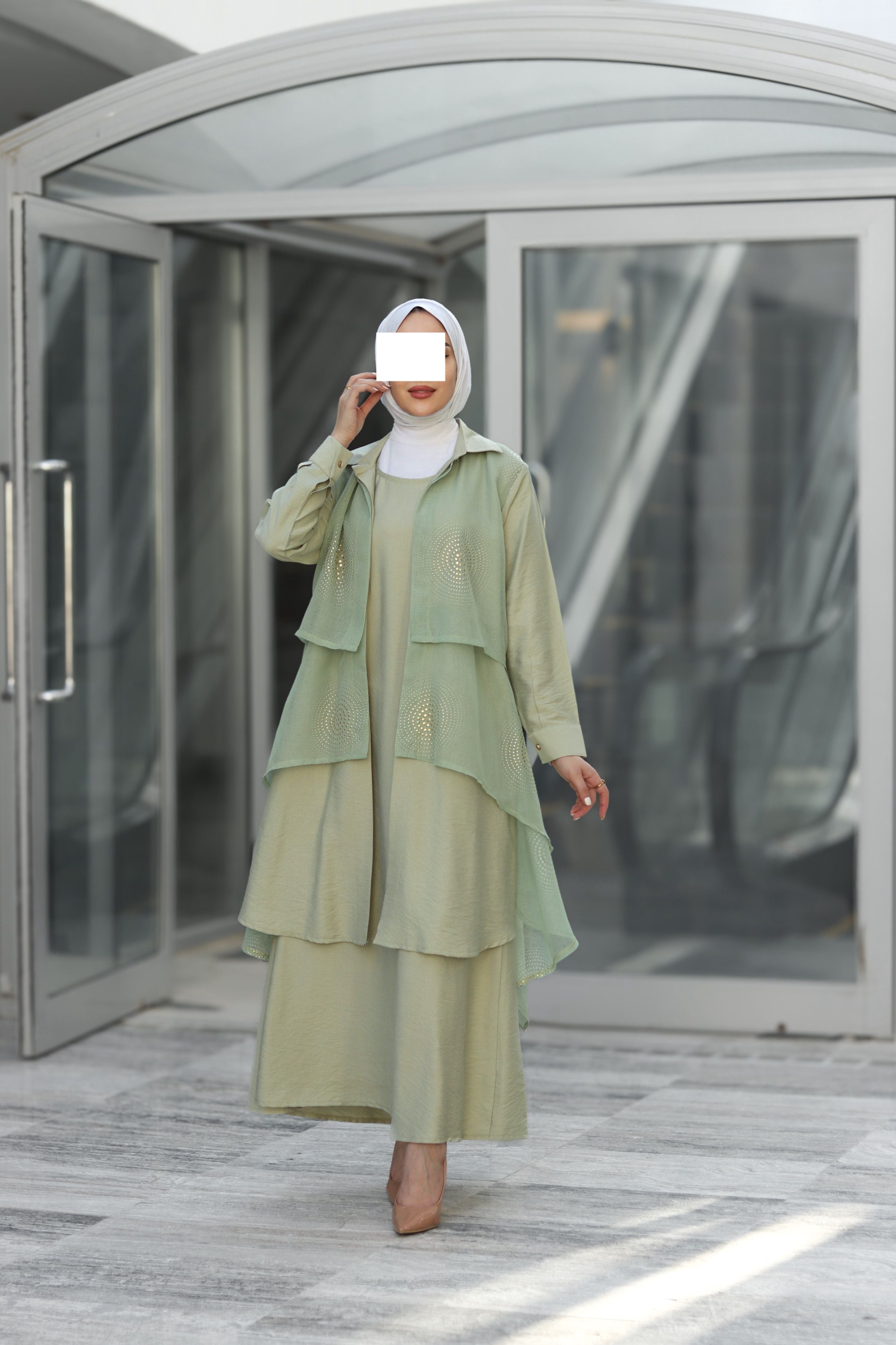 Layered Olive Green Set