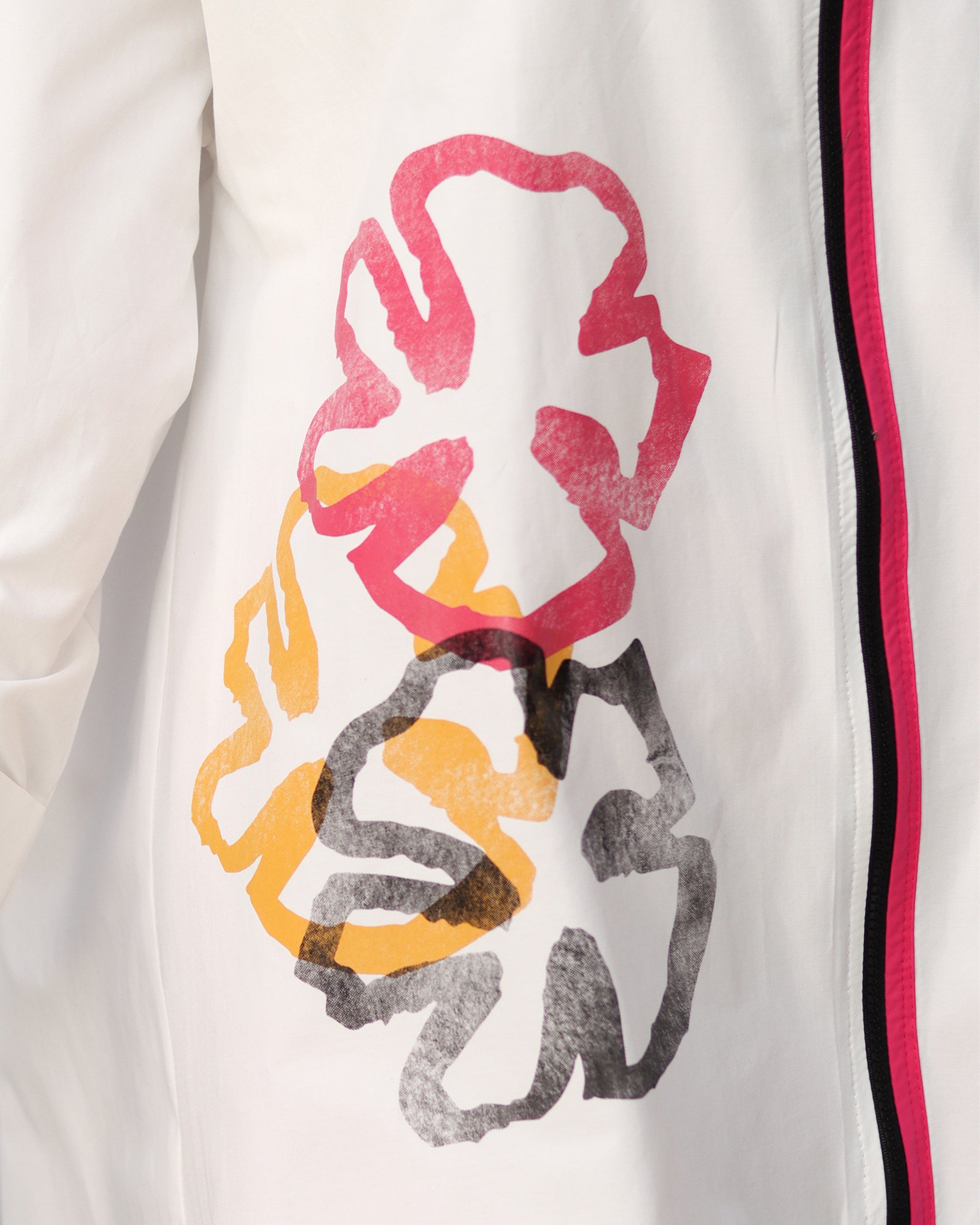 جاكيت بوبلين برسمة الزهور