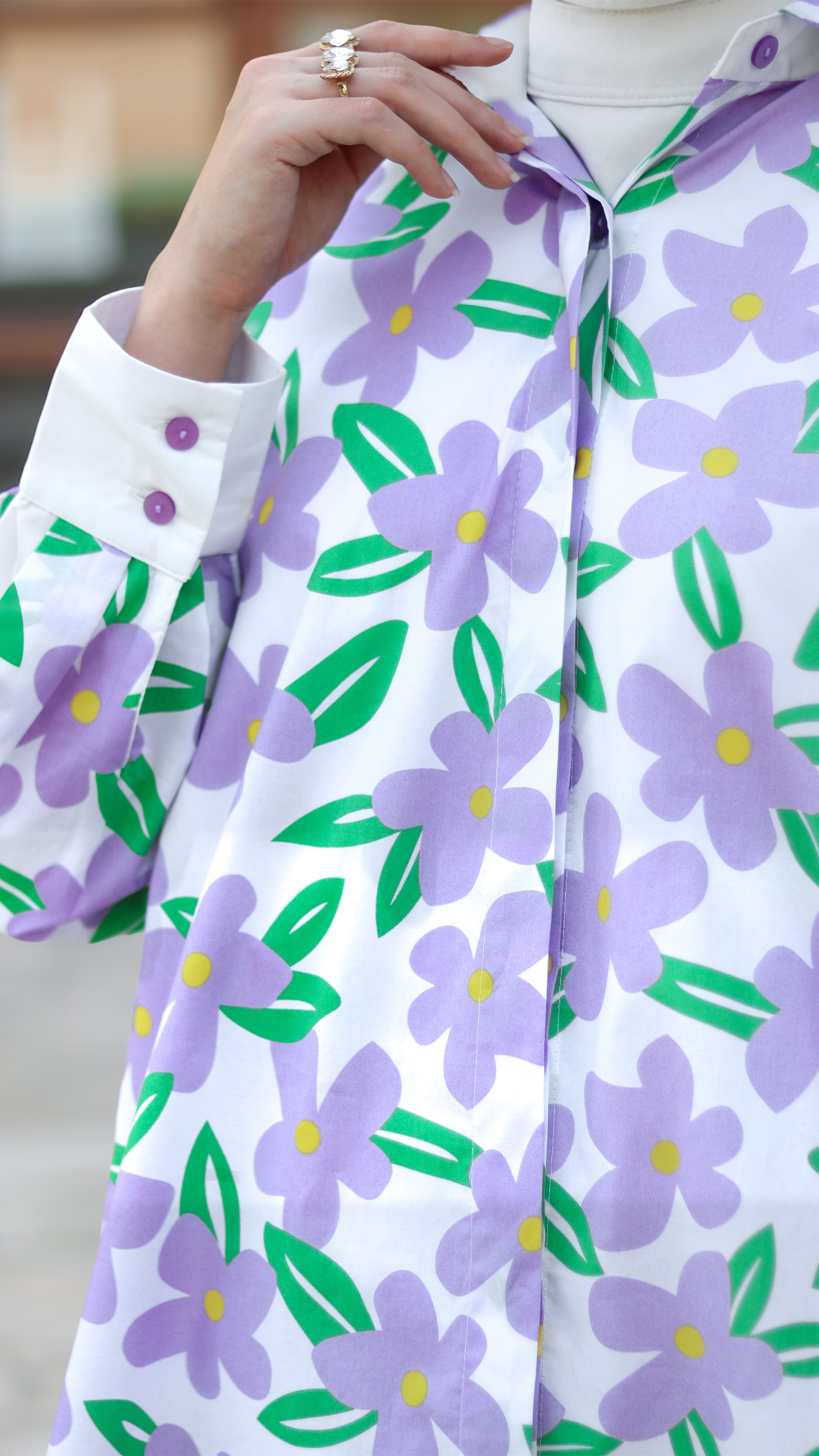 Lilac Bloom Shirt