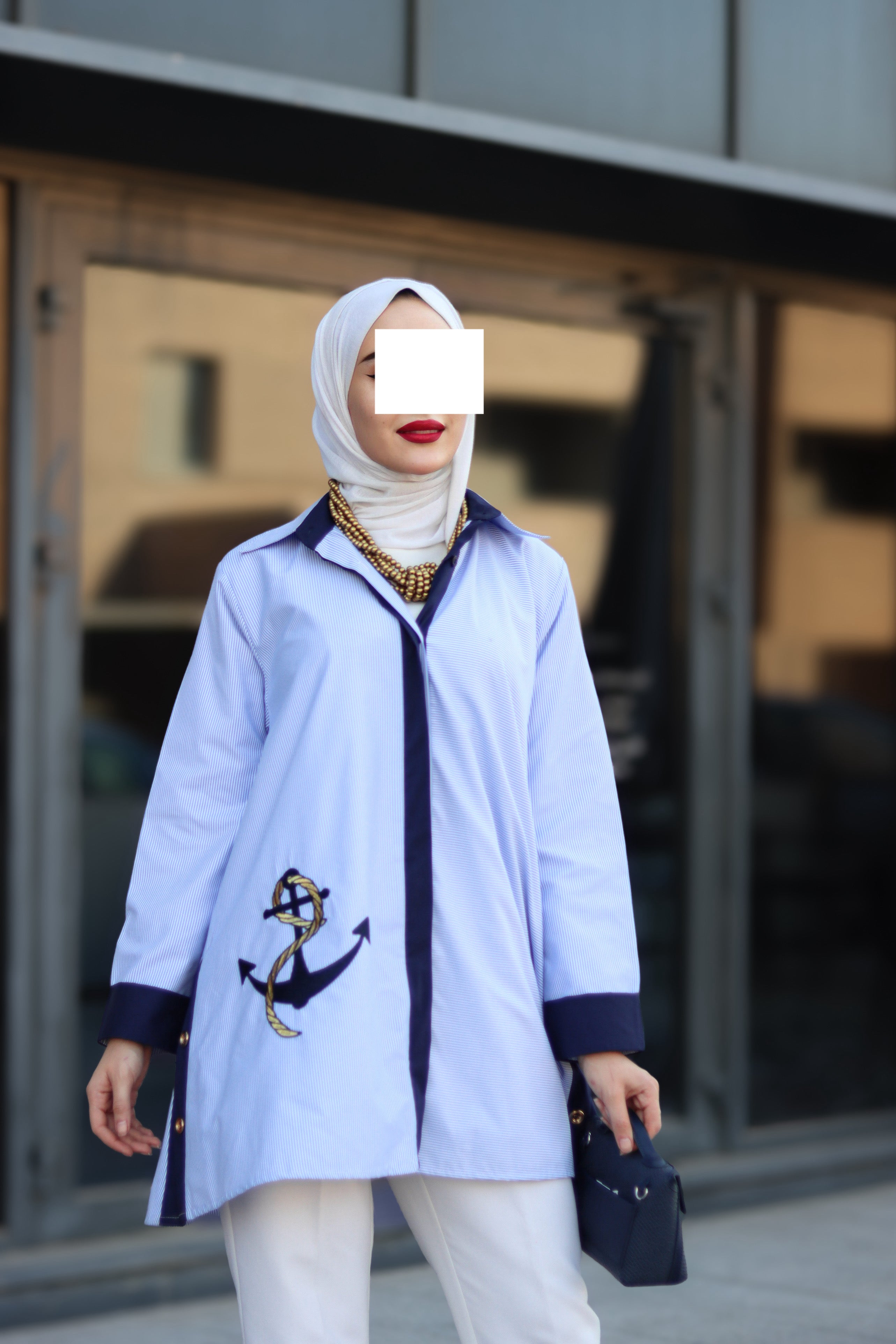 Nautical Poplin Shirt