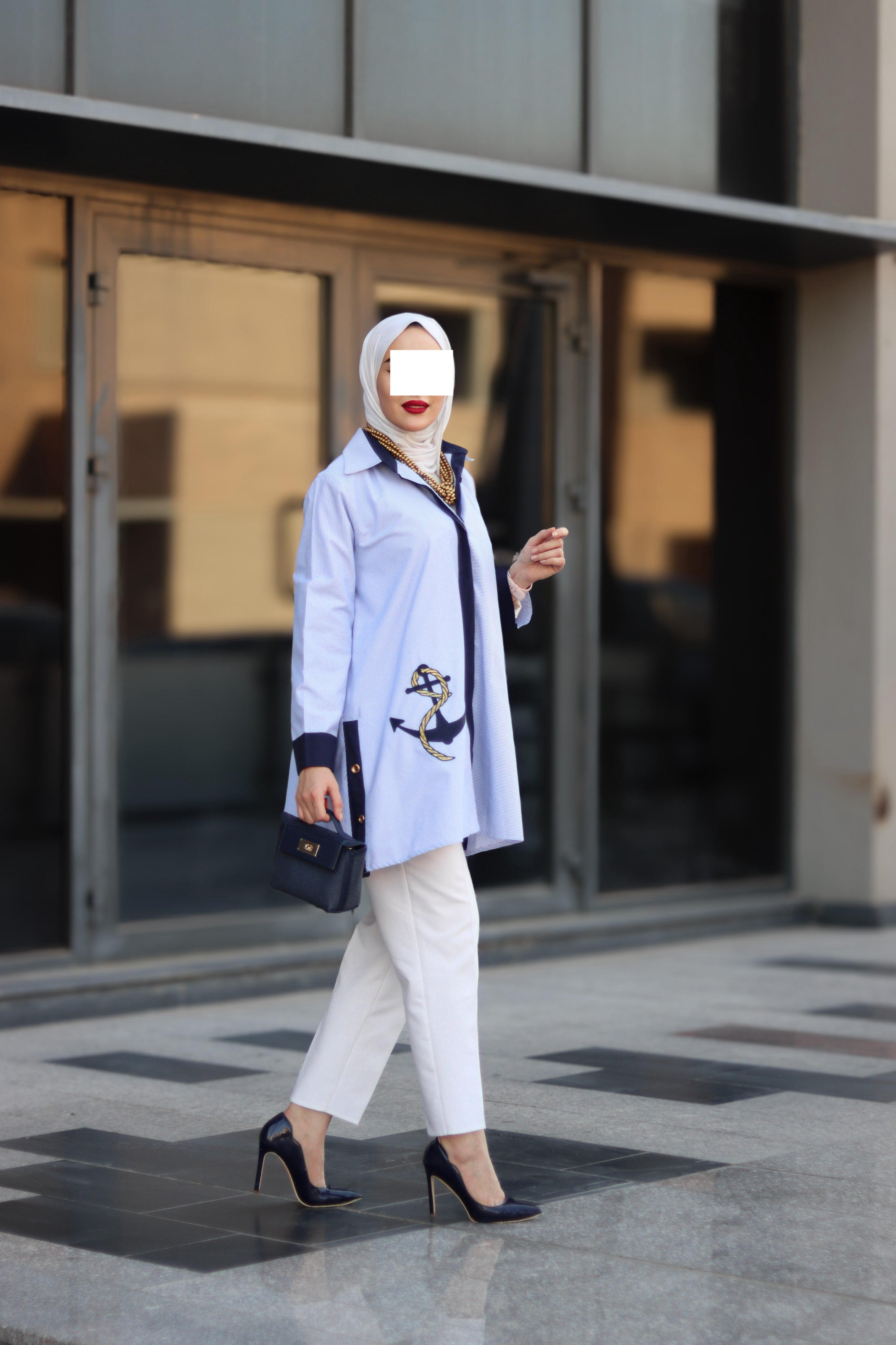 Nautical Poplin Shirt