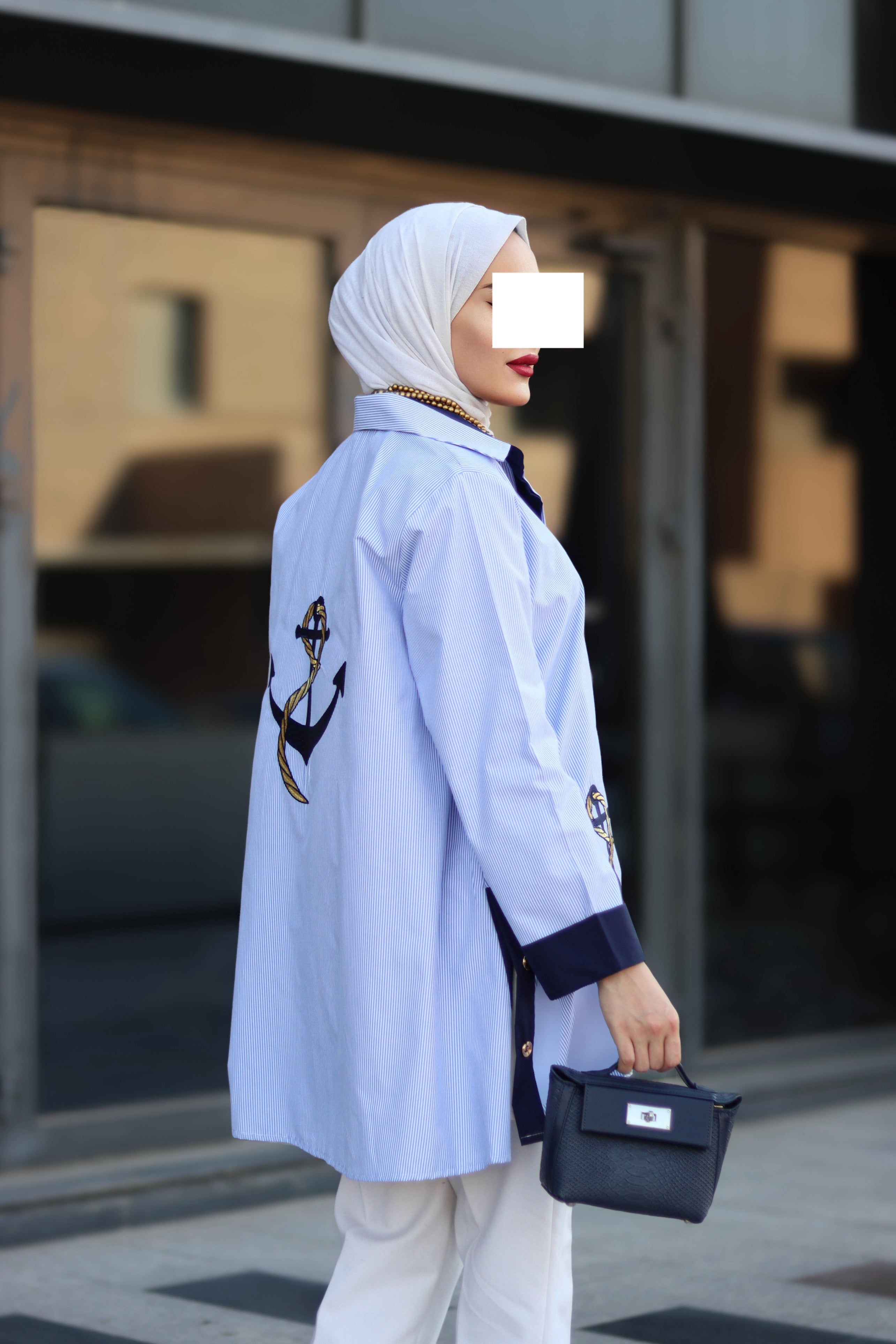 Nautical Poplin Shirt