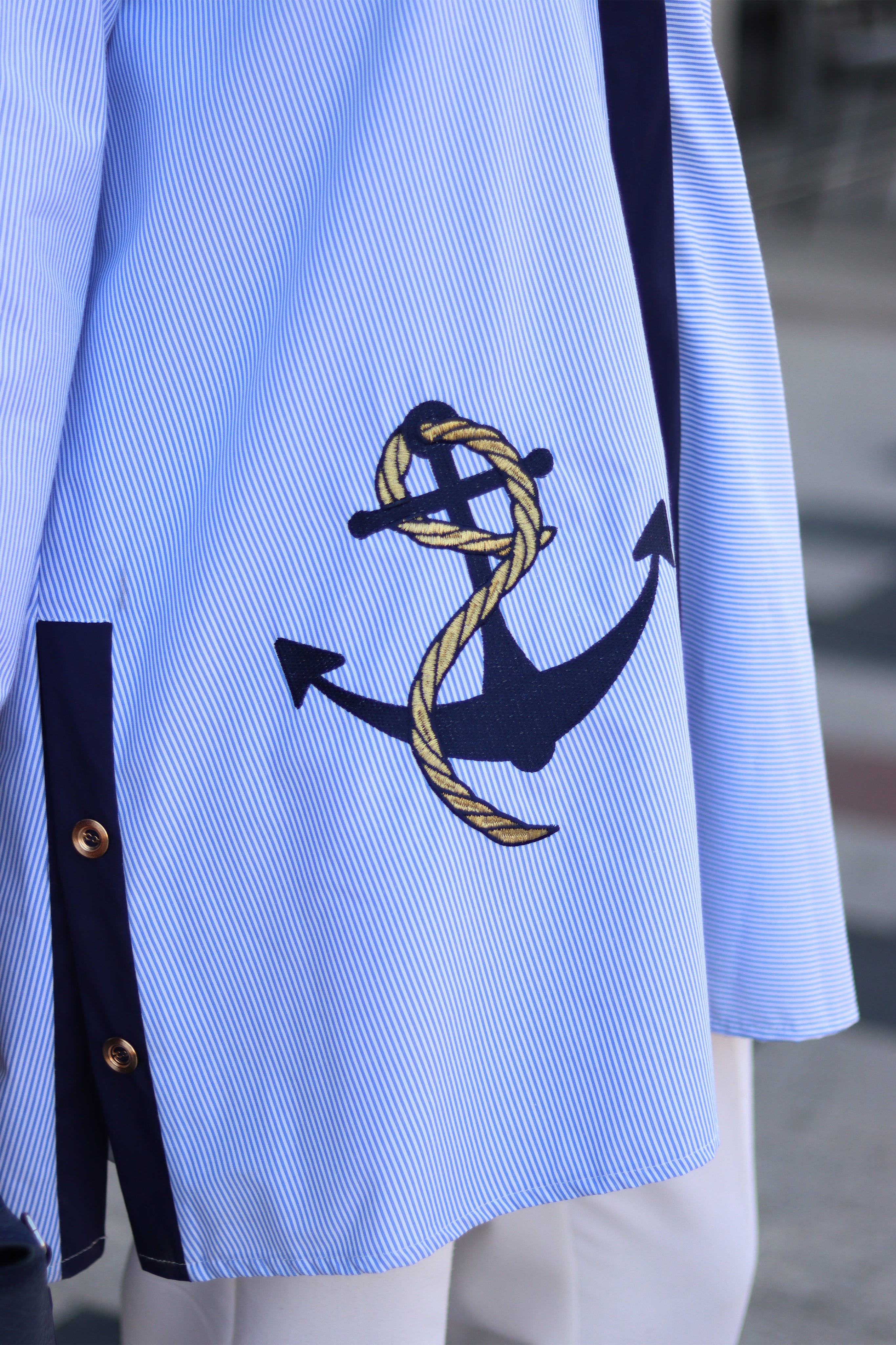Nautical Poplin Shirt