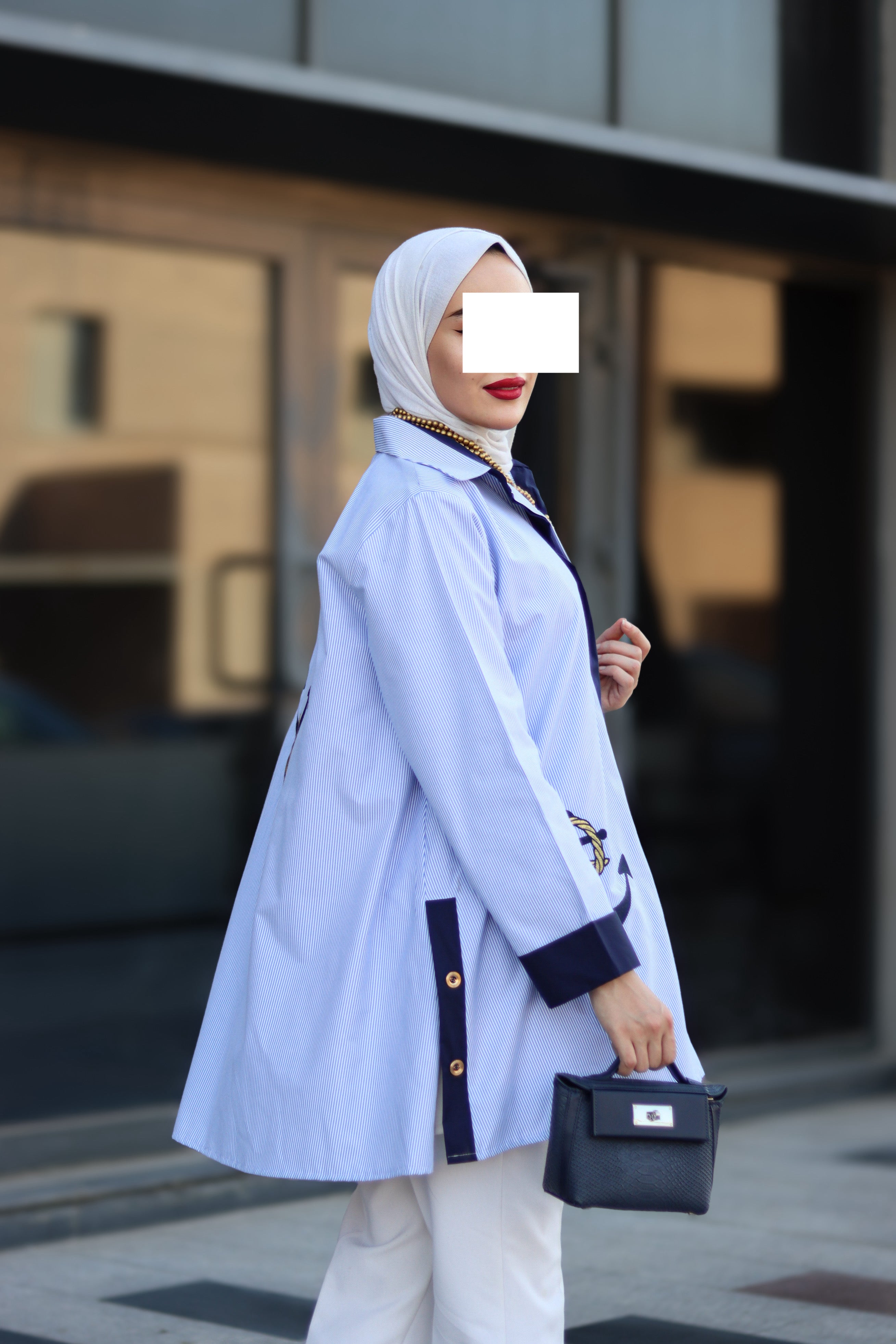 Nautical Poplin Shirt