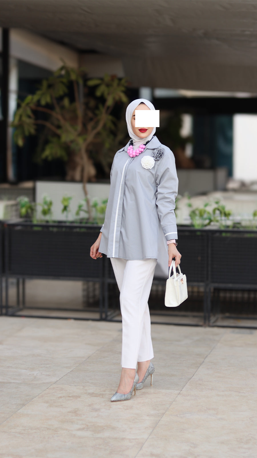 Grace Bloom Poplin Shirt