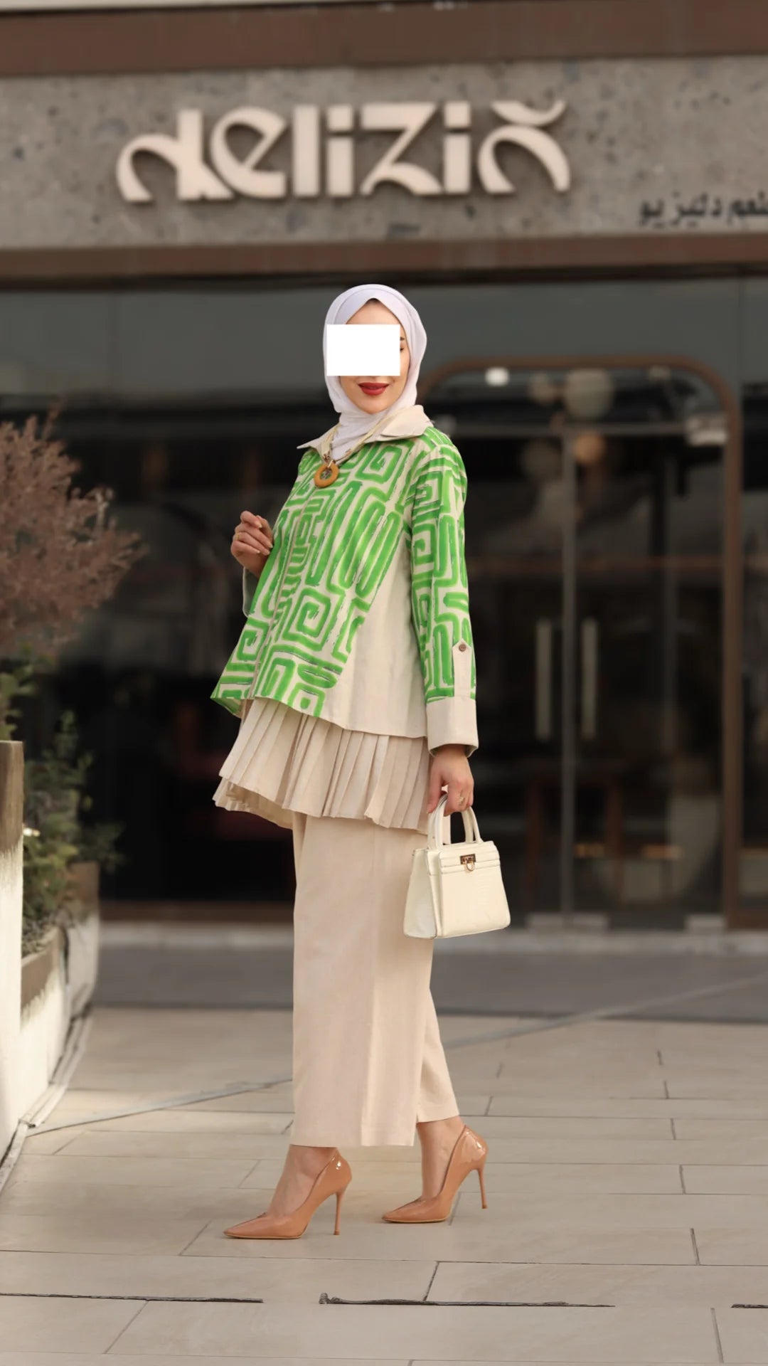 Green Linen Jacket