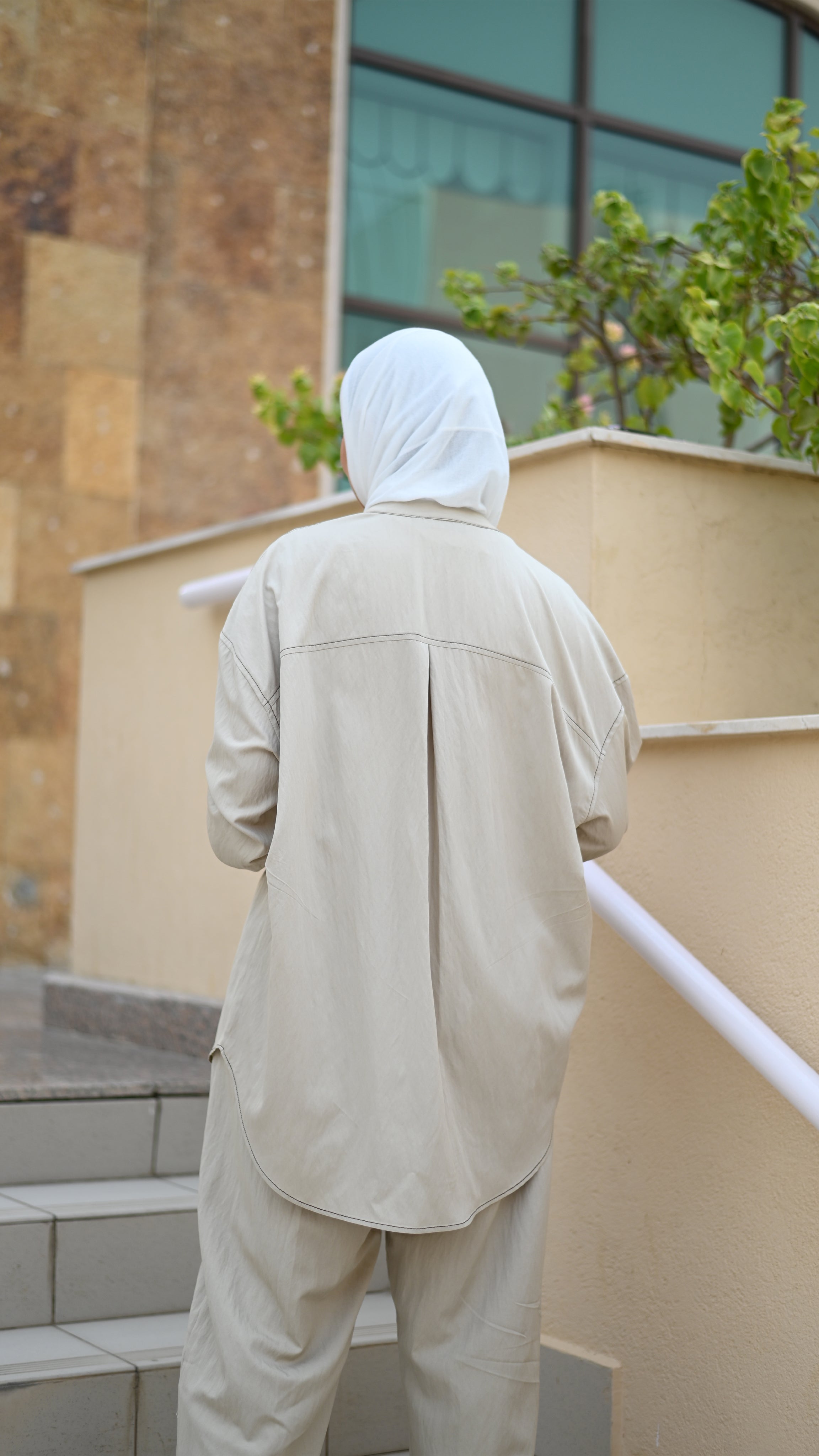 Beige Tencel Set