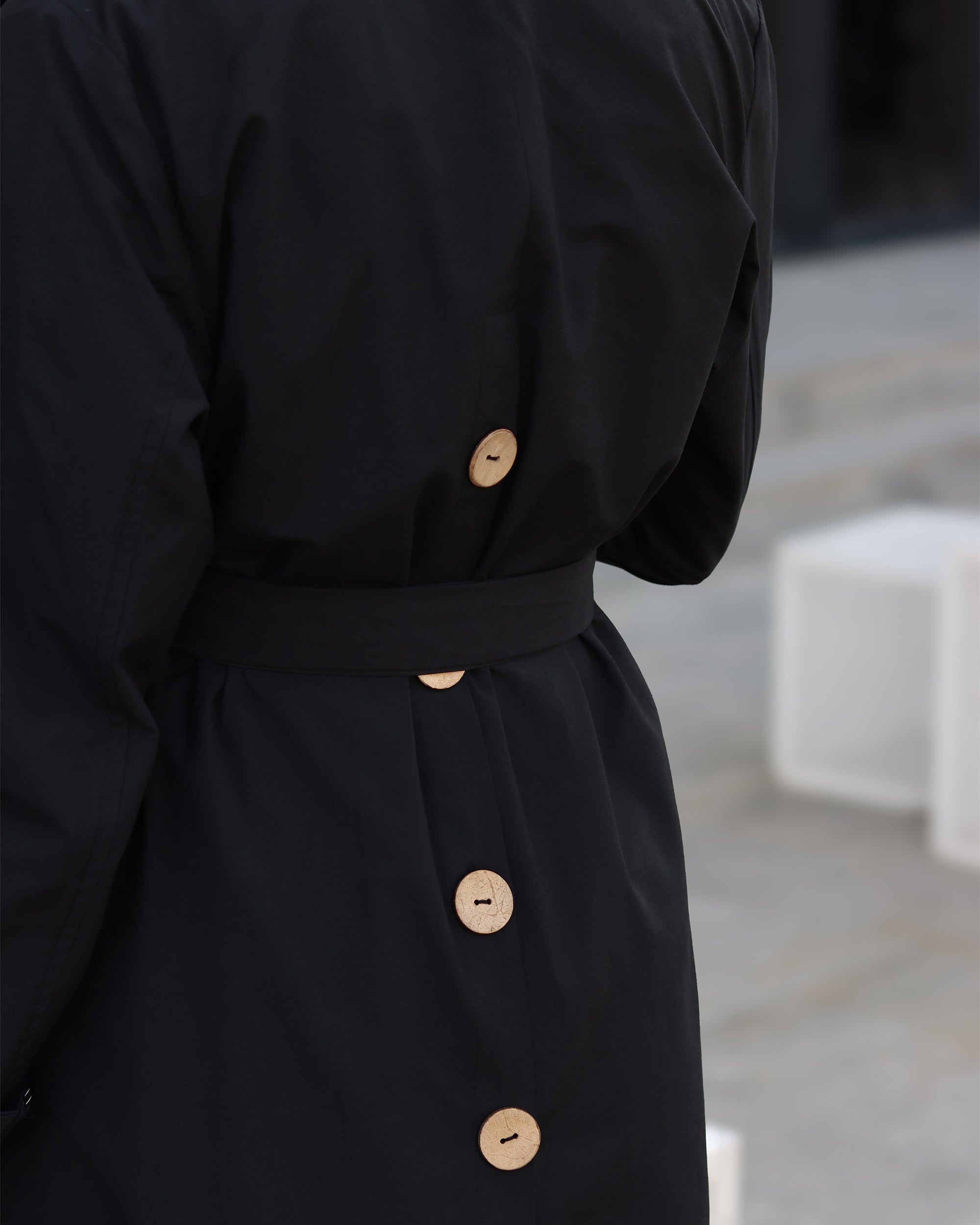 جاكيت غاباردين بحزام