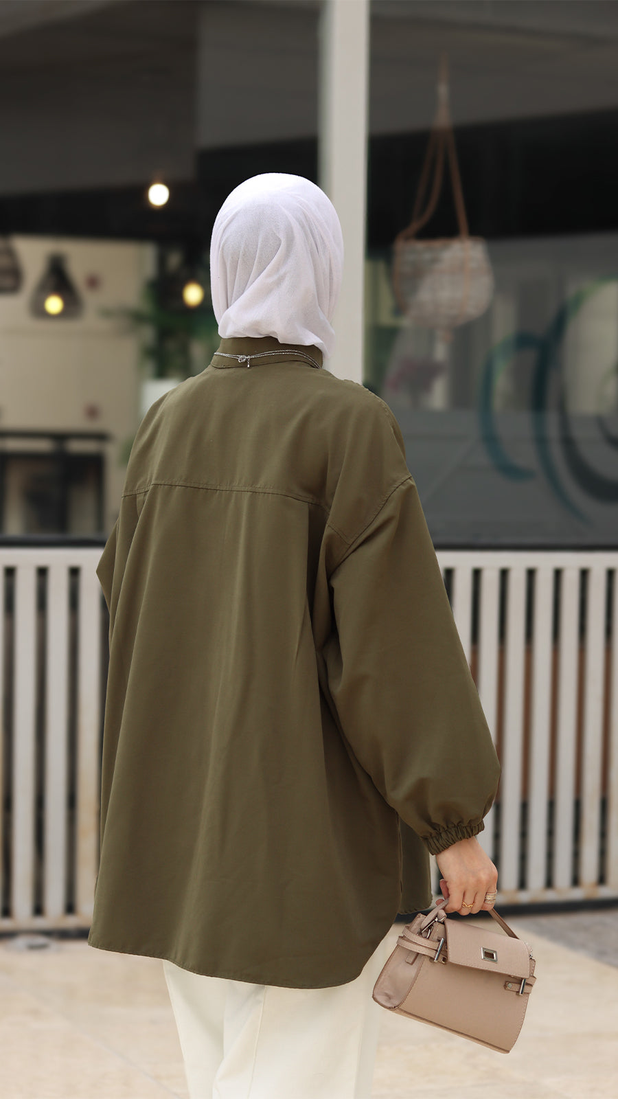 Button Poplin Shirt