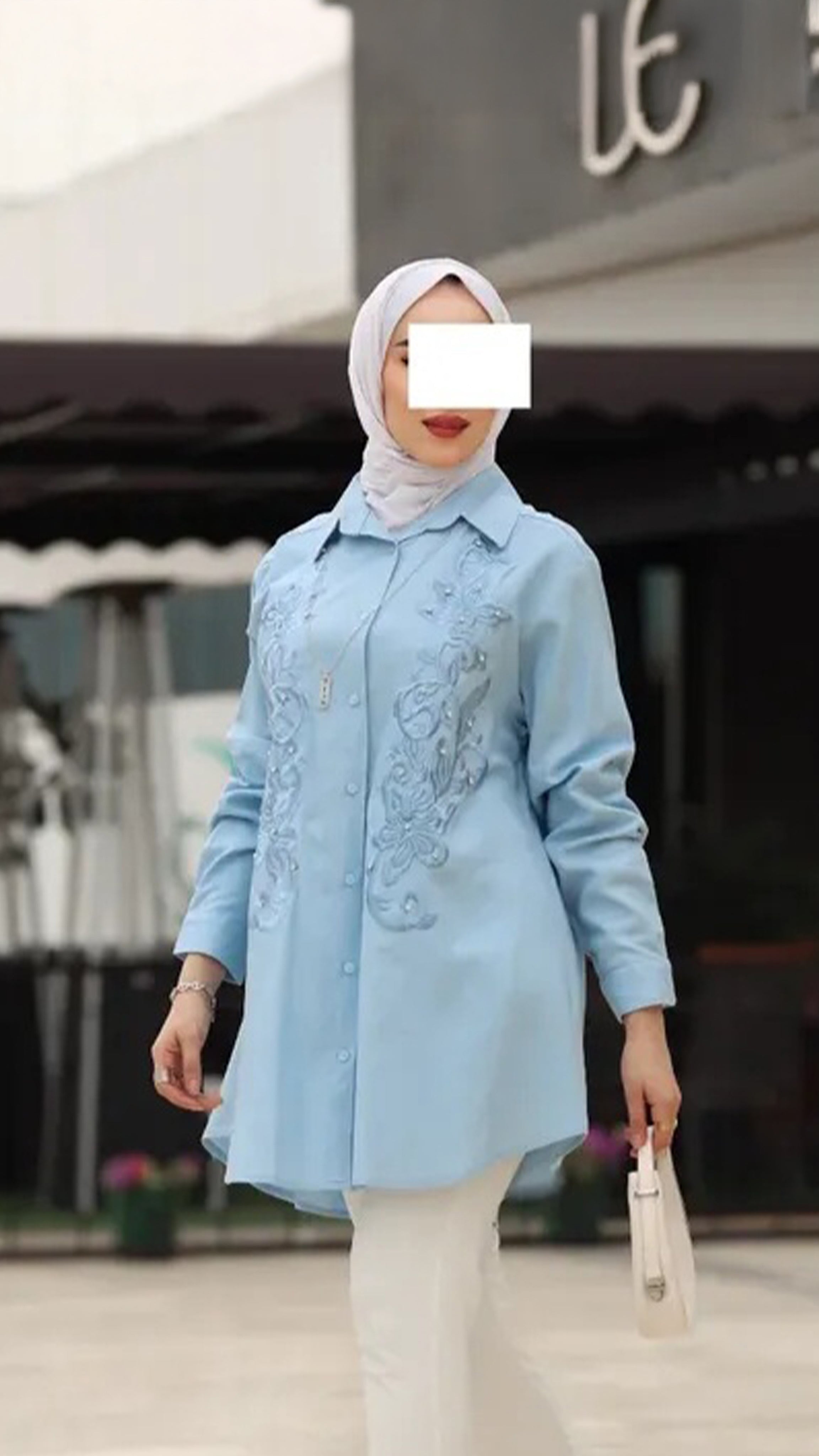 Embroidered Linen Shirt