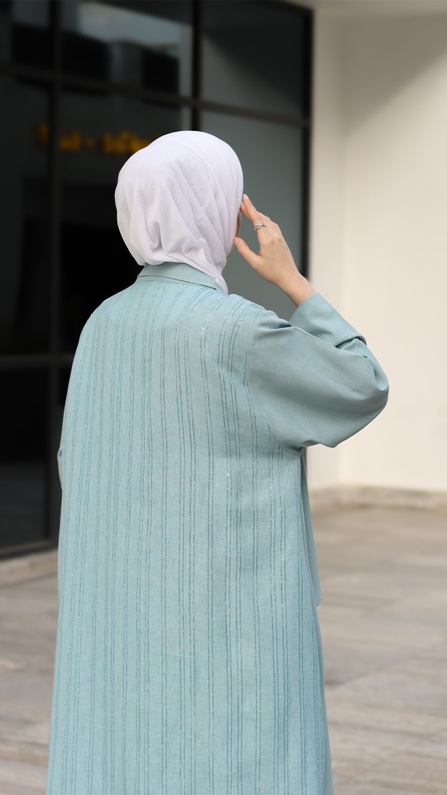 Light Blue Linen Set