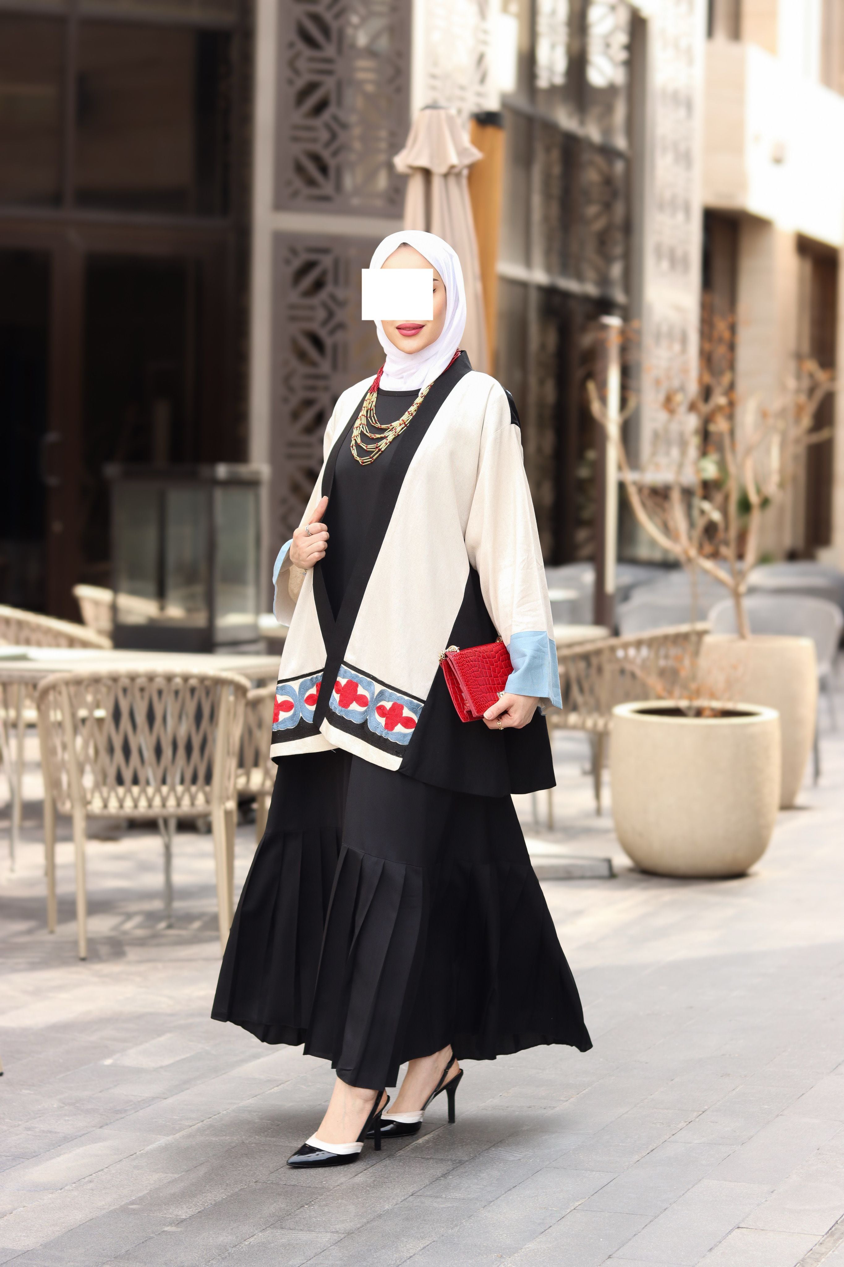 Embroidered Linen Jacket