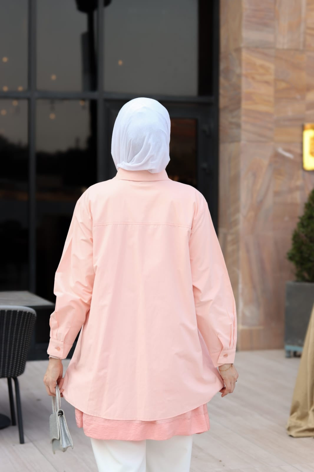 Blush Blossom Poplin Shirt