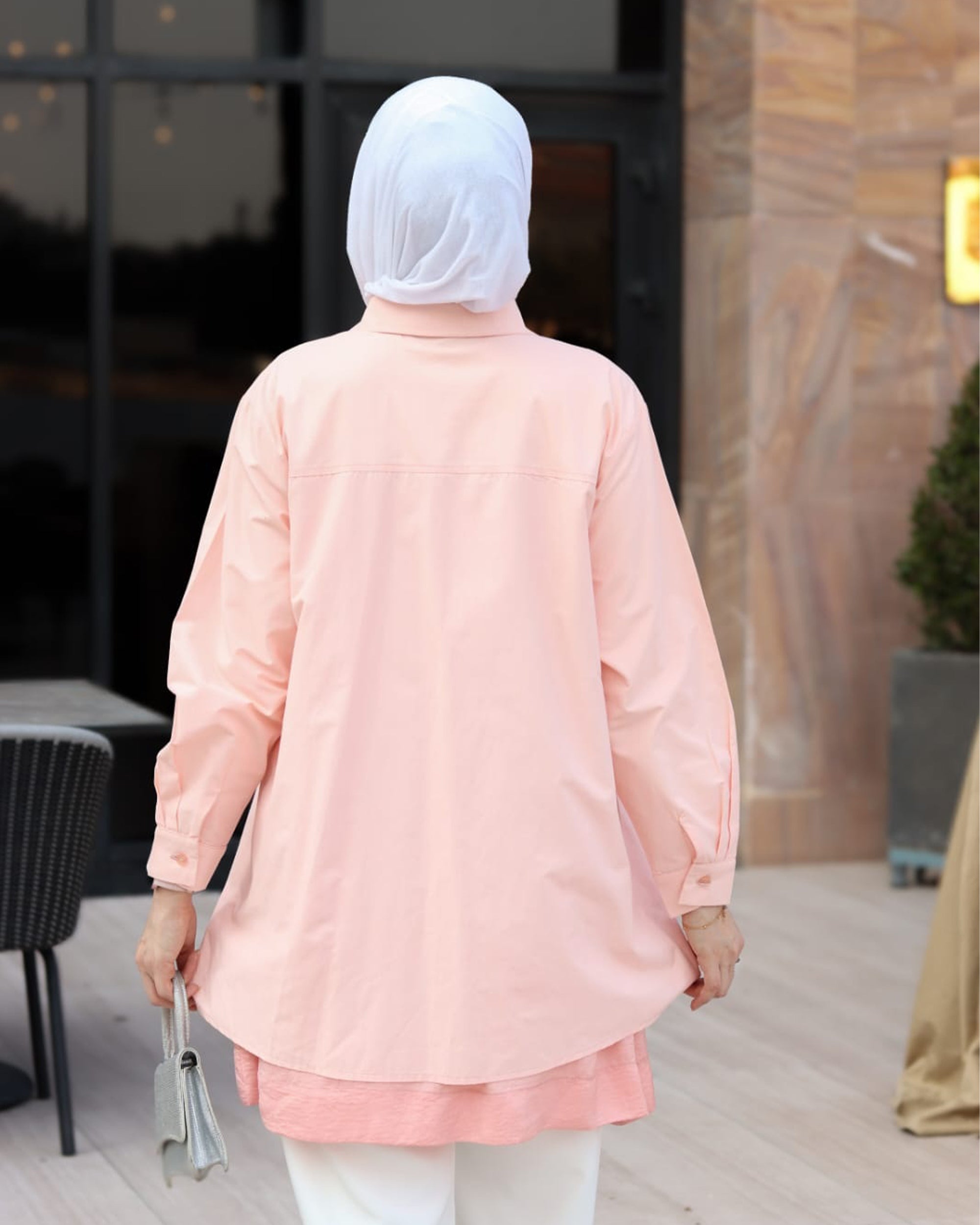 قميص بلوزة بلوم بوبلين