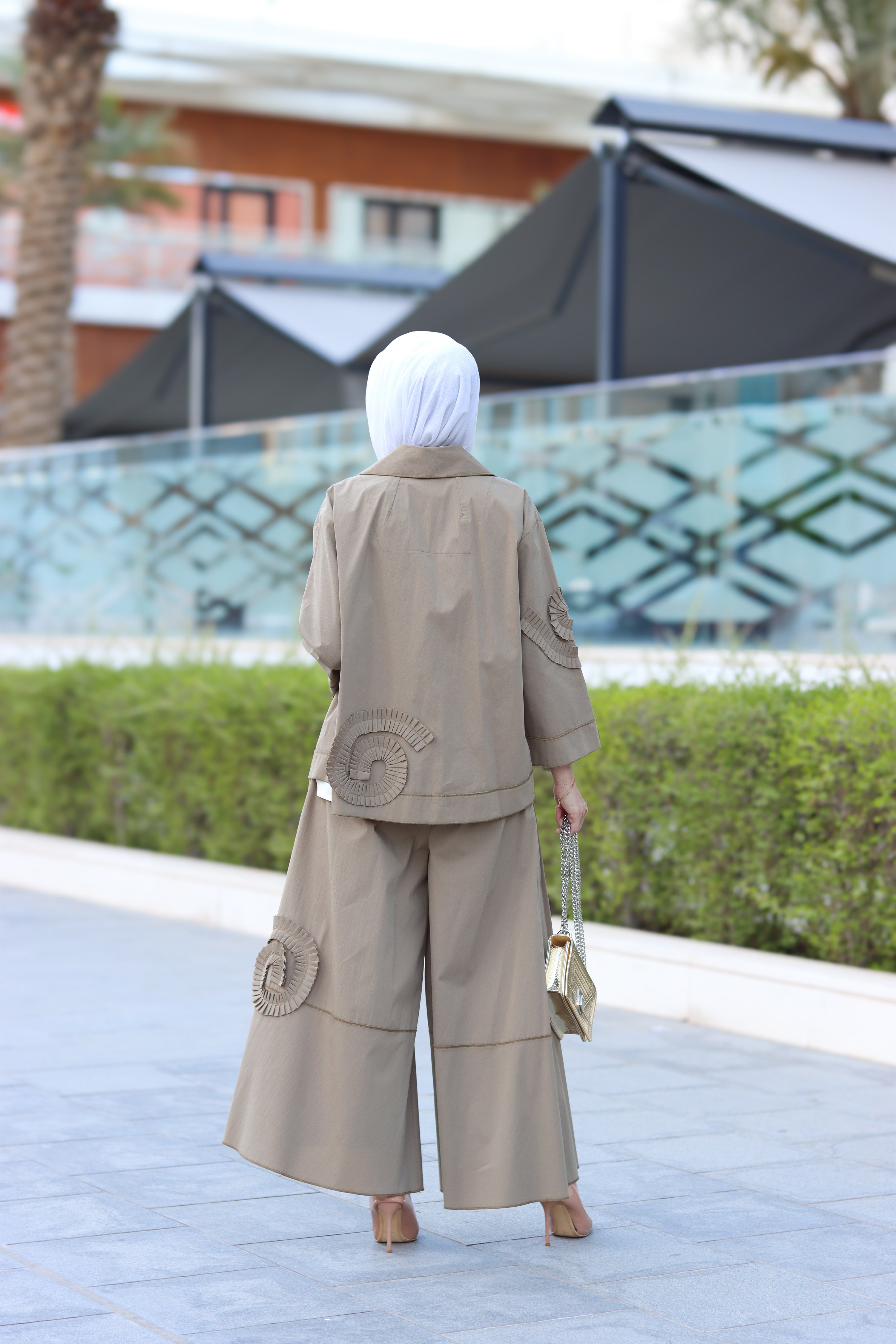Max Mara Pleated Detail Set
