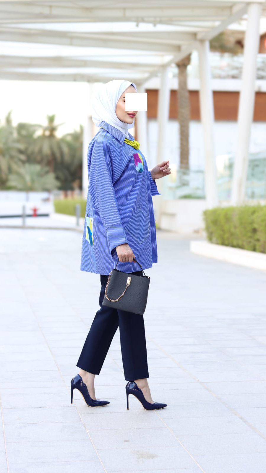 Striped Poplin Shirt